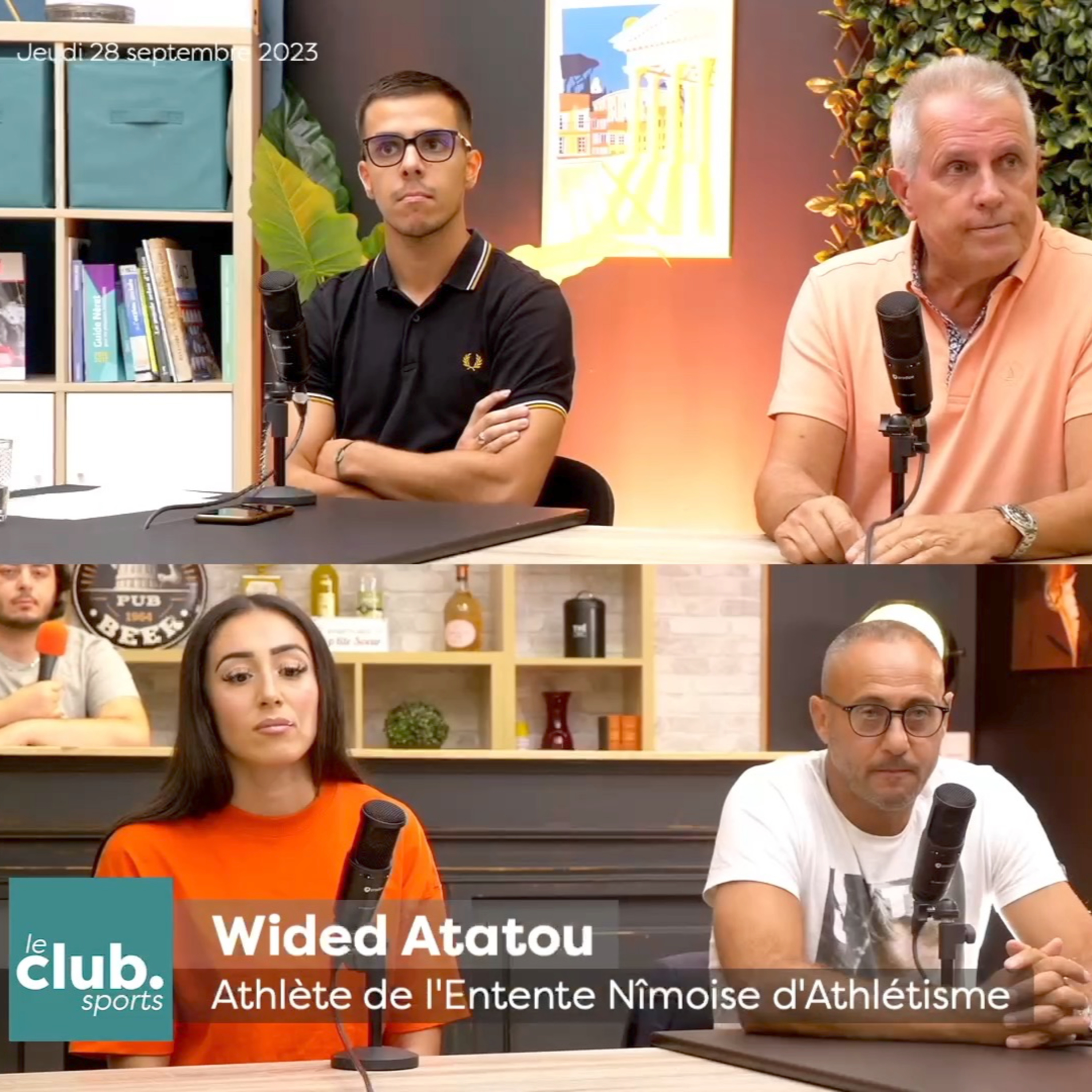 Le Club Sports Épisode 1 - Avec Hakim Malek et Wided Atatou - 28 septembre 2023 episode artwork