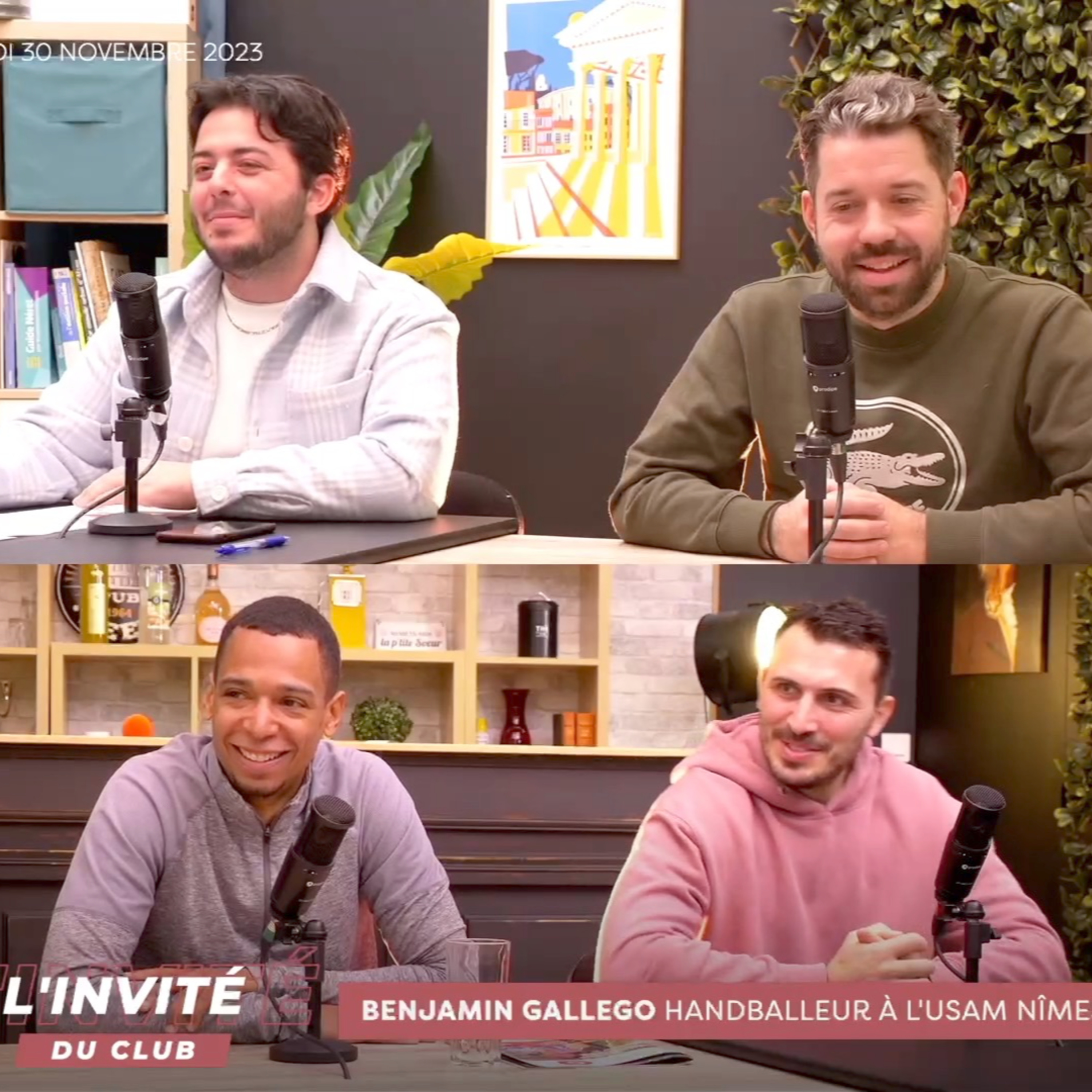 Le Club Sports Épisode 8 - Avec Benjamin Gallego, Jean-Marc Pontvianne et Corentin Carpentier - 30 novembre 2023 episode artwork