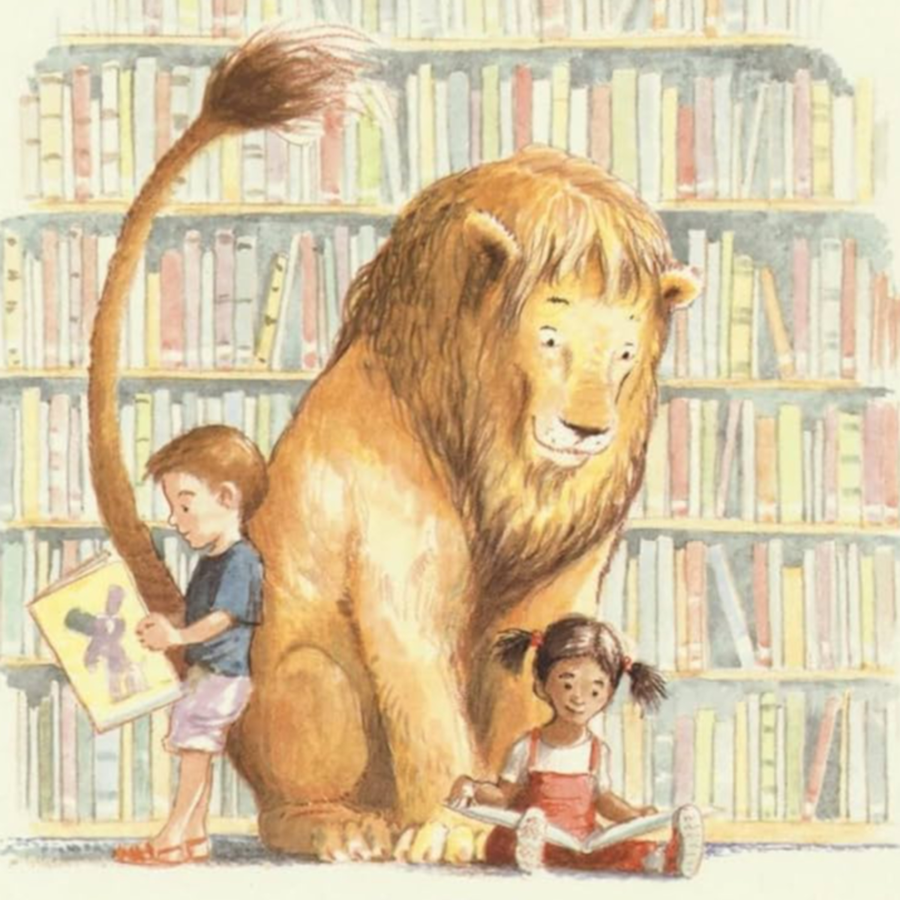 Un leone in biblioteca 🦁📚 di Michelle Knudsen e Kevin Hawkes - I libri consigliati da Favole nel traffico