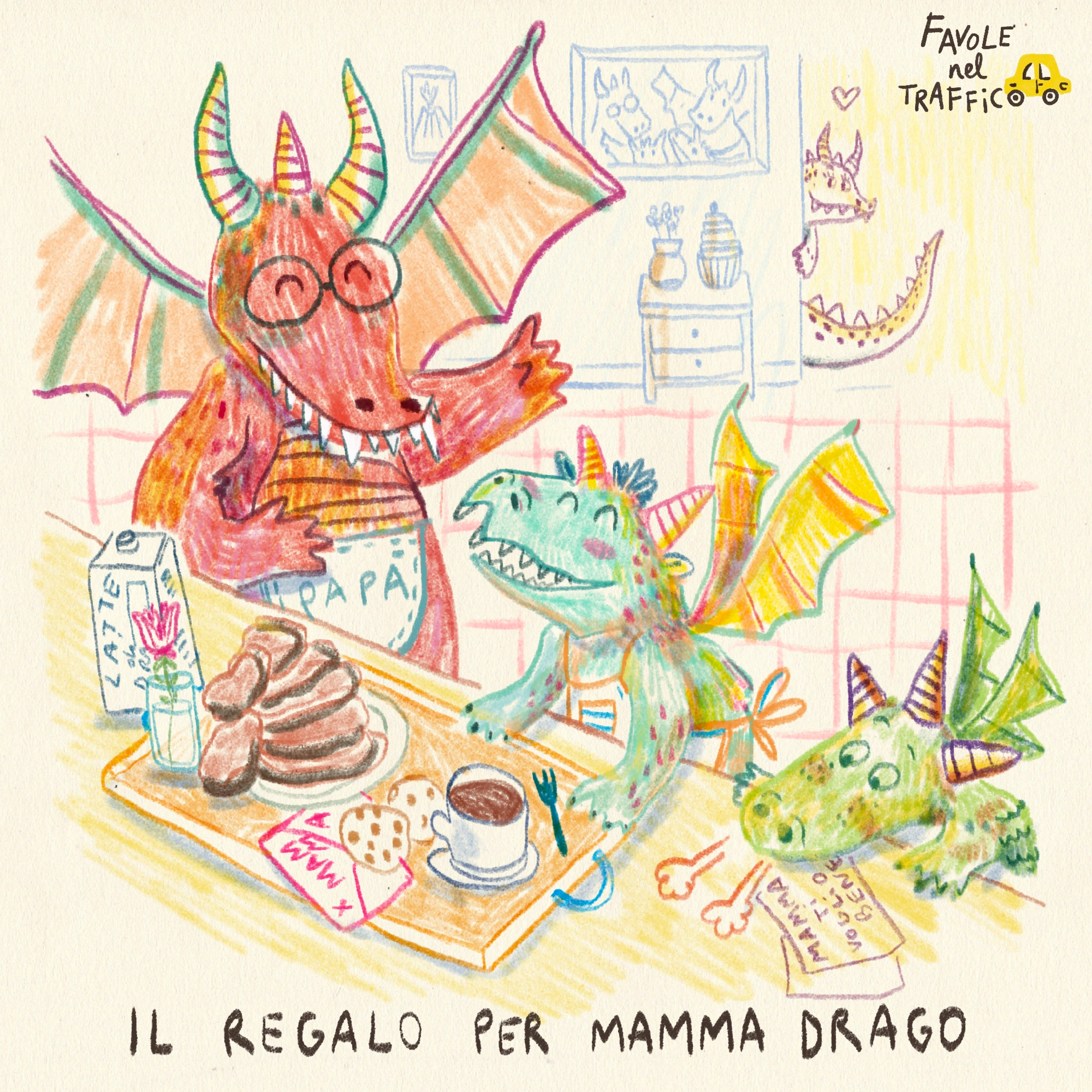 71 - Il regalo per Mamma Drago 🐉 - Favola per la festa della mamma