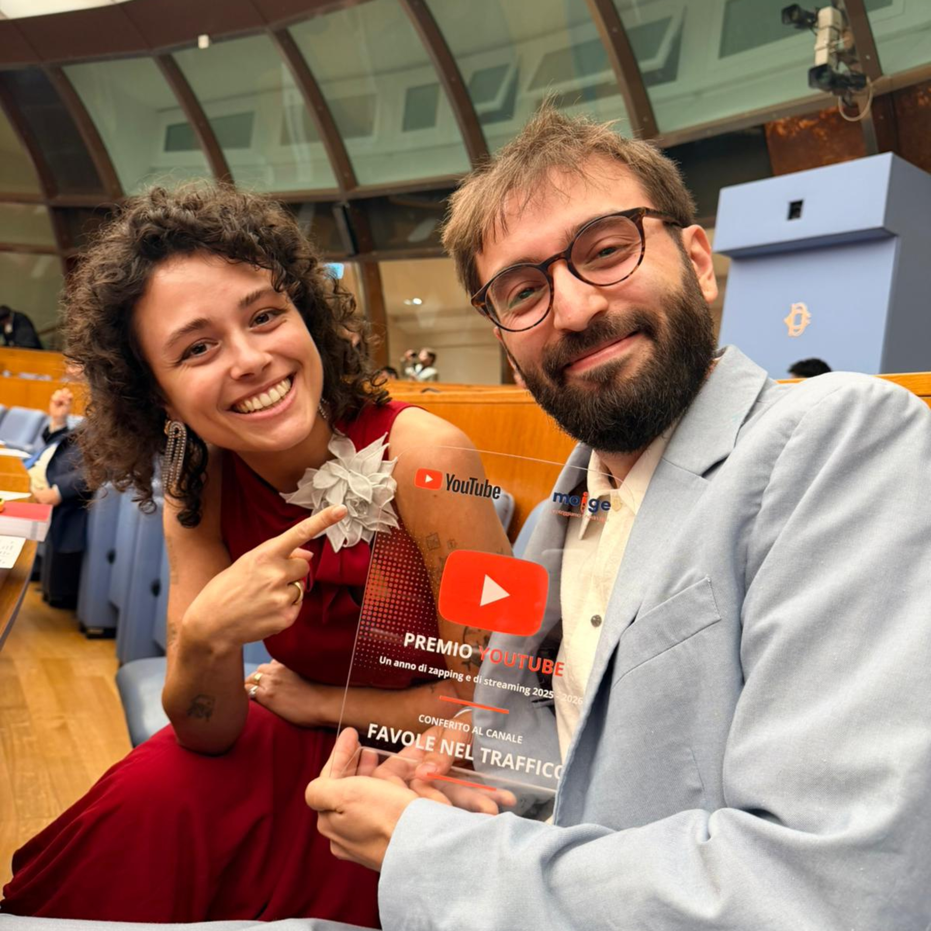 Abbiamo vinto un PREMIO! 🏆 - Premo MOIGE XIX edizione "Un anno di Zapping e di Streaming"