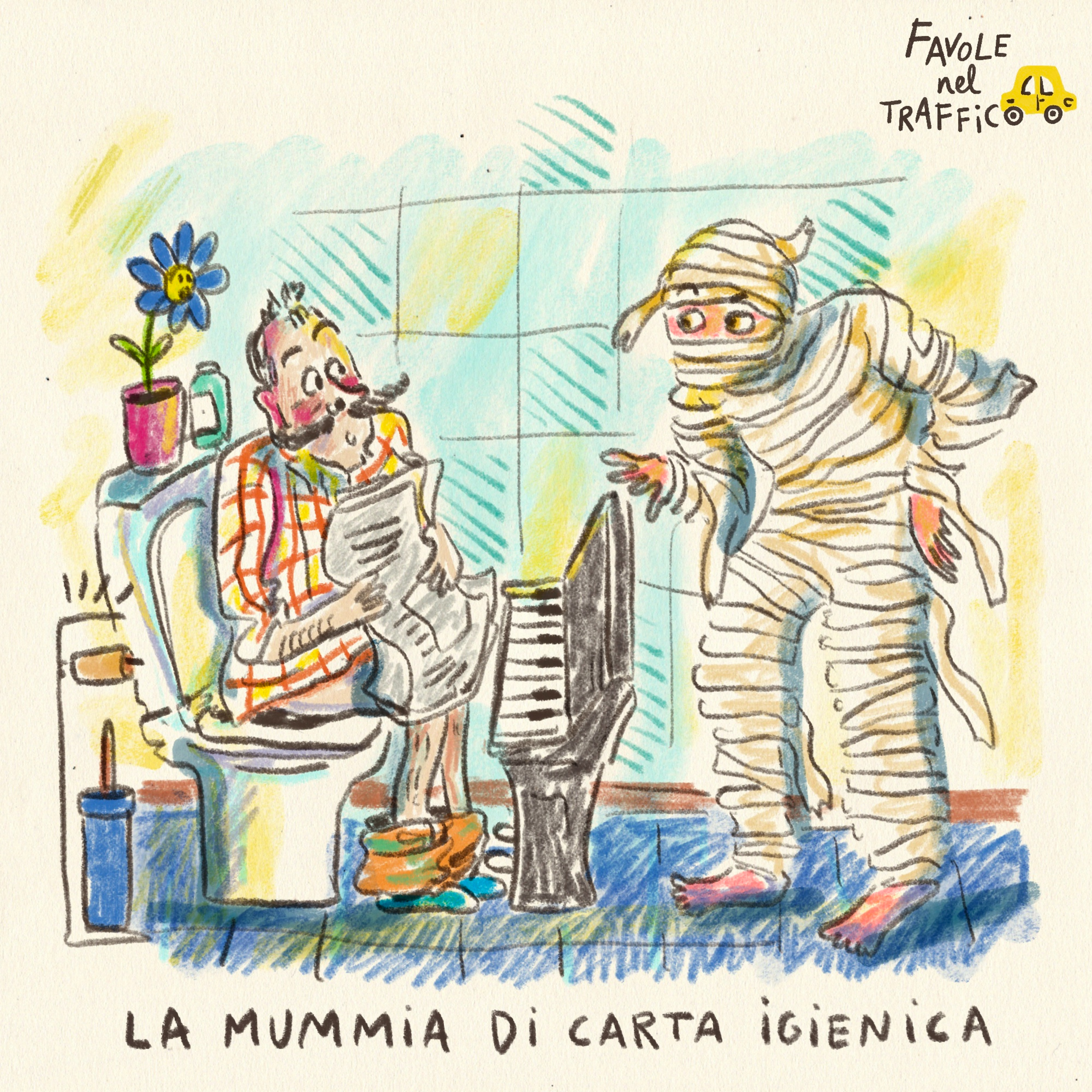 77 - La mummia di carta igienica 🎃👻 - Favola di Halloween per bambini