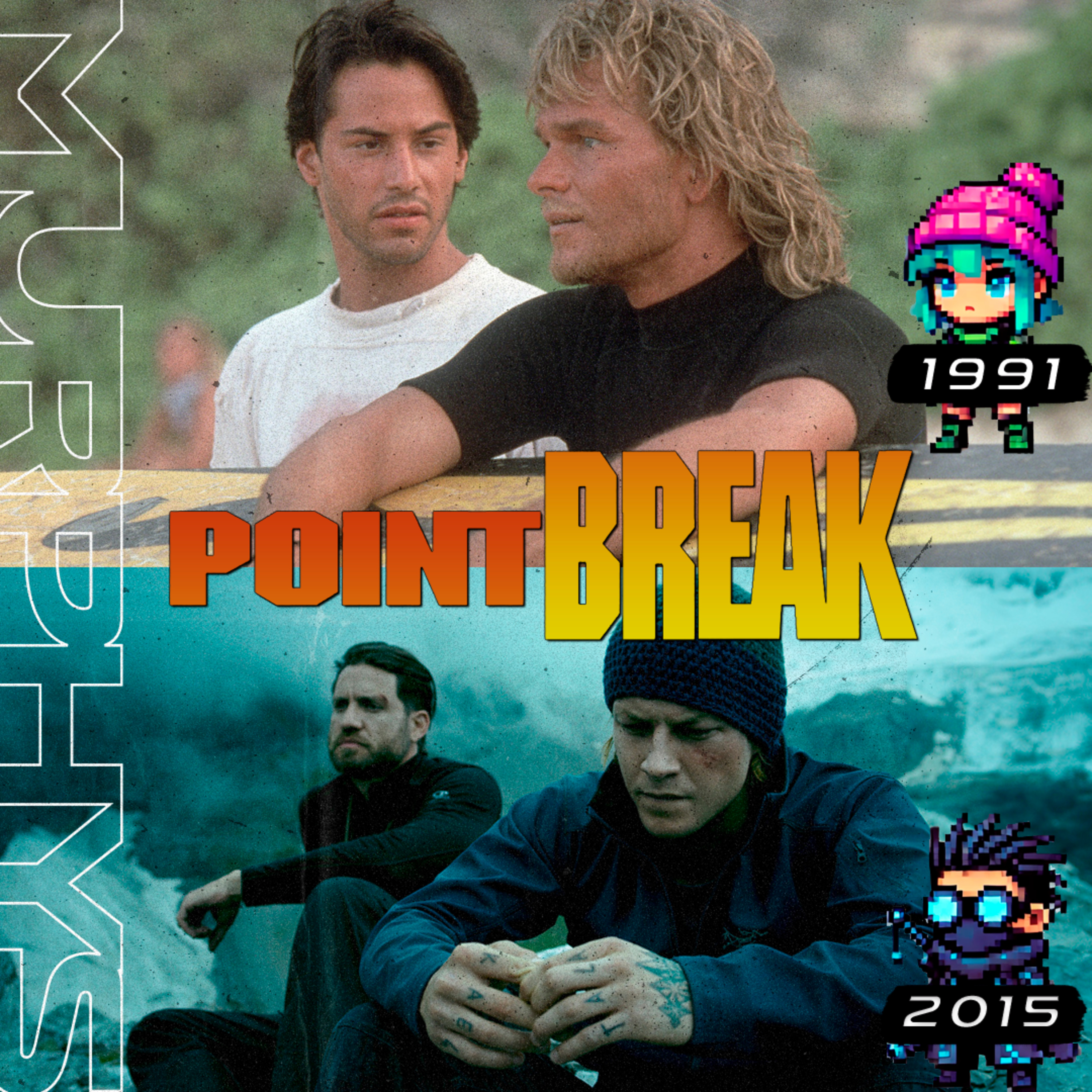 'Point Break': Original e Remake ('Caçadores de Emoção' e 'Caçadores de Emoção: Além do Limite') episode artwork