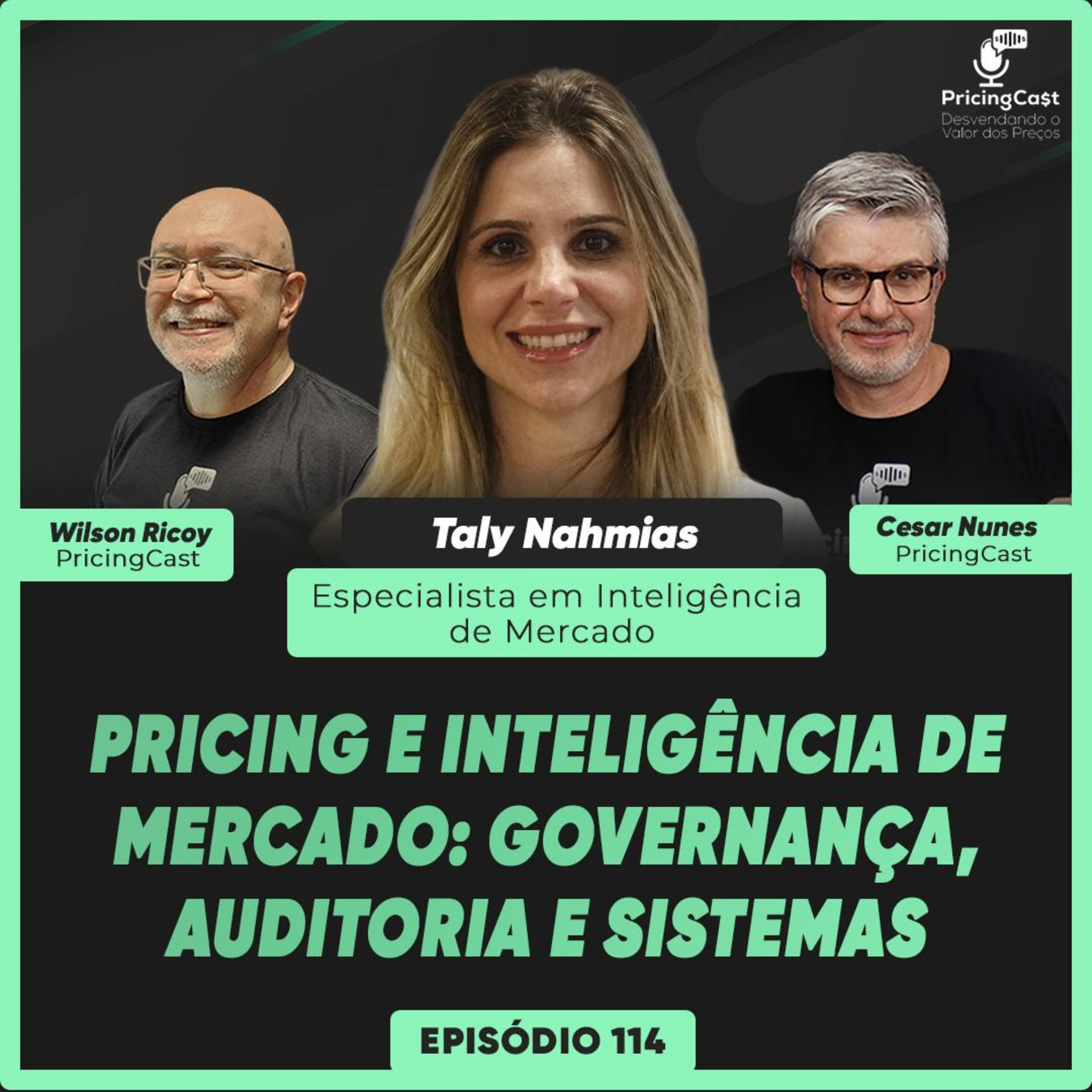 Pricing e Inteligência de Mercado: Governança, Auditoria e Sistemas | PricingCast #114 episode artwork