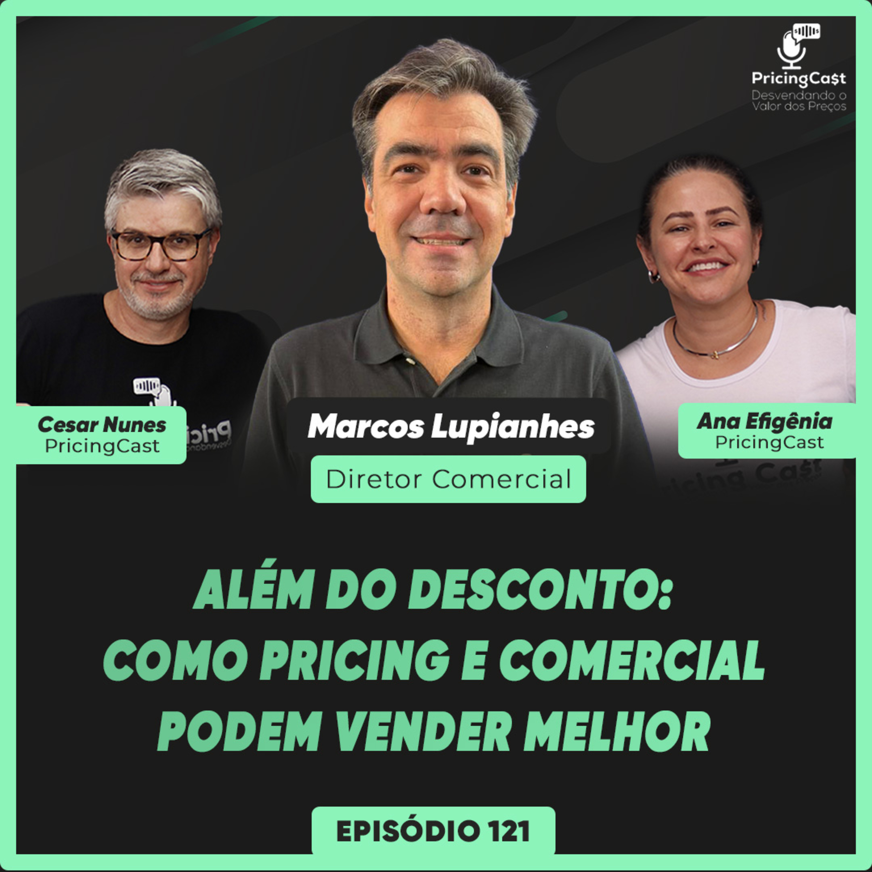 Além do Desconto: Como Pricing e Comercial Podem Vender Melhor | PricingCast #121 episode artwork