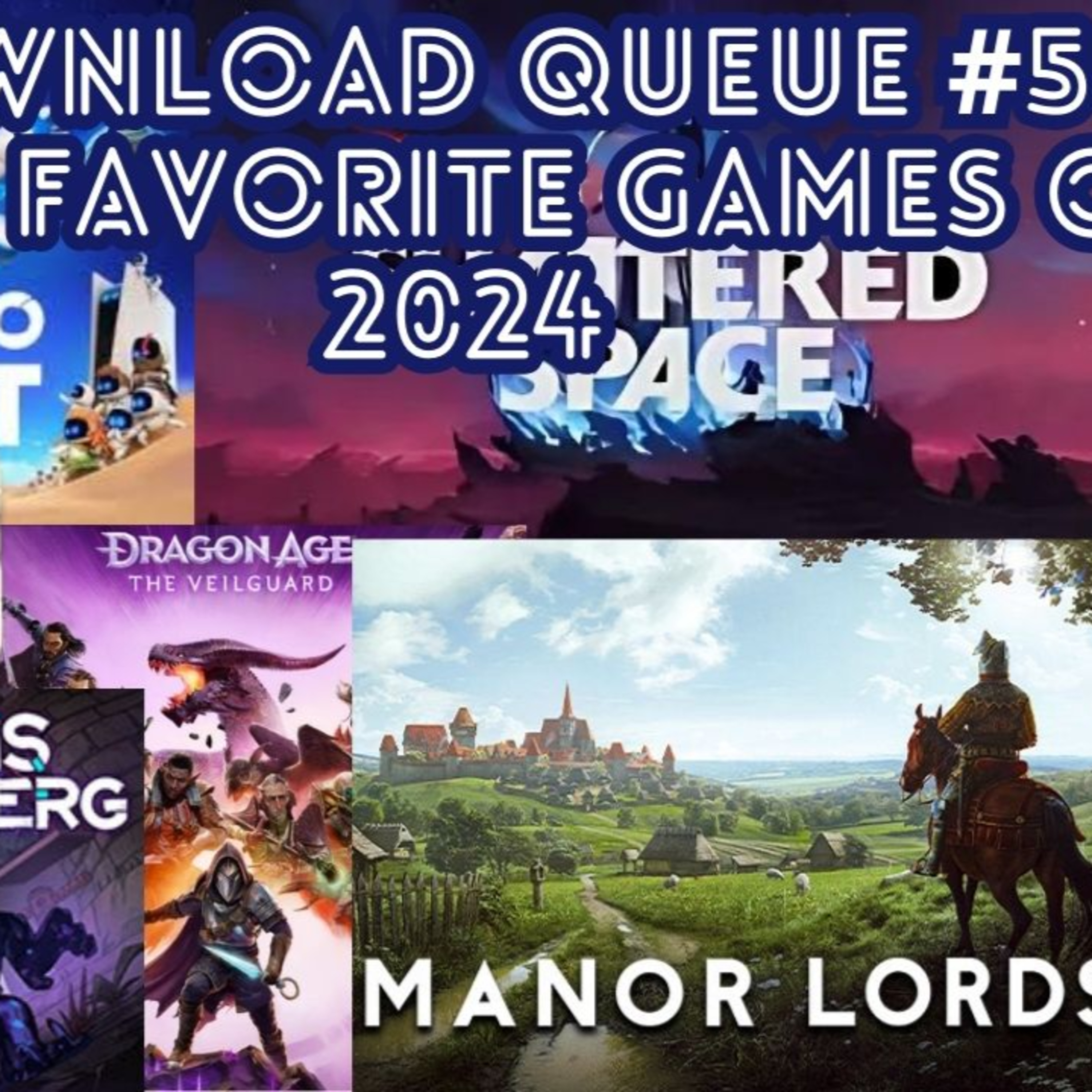 Our favorite games of 2024! DQ #50 episode artwork