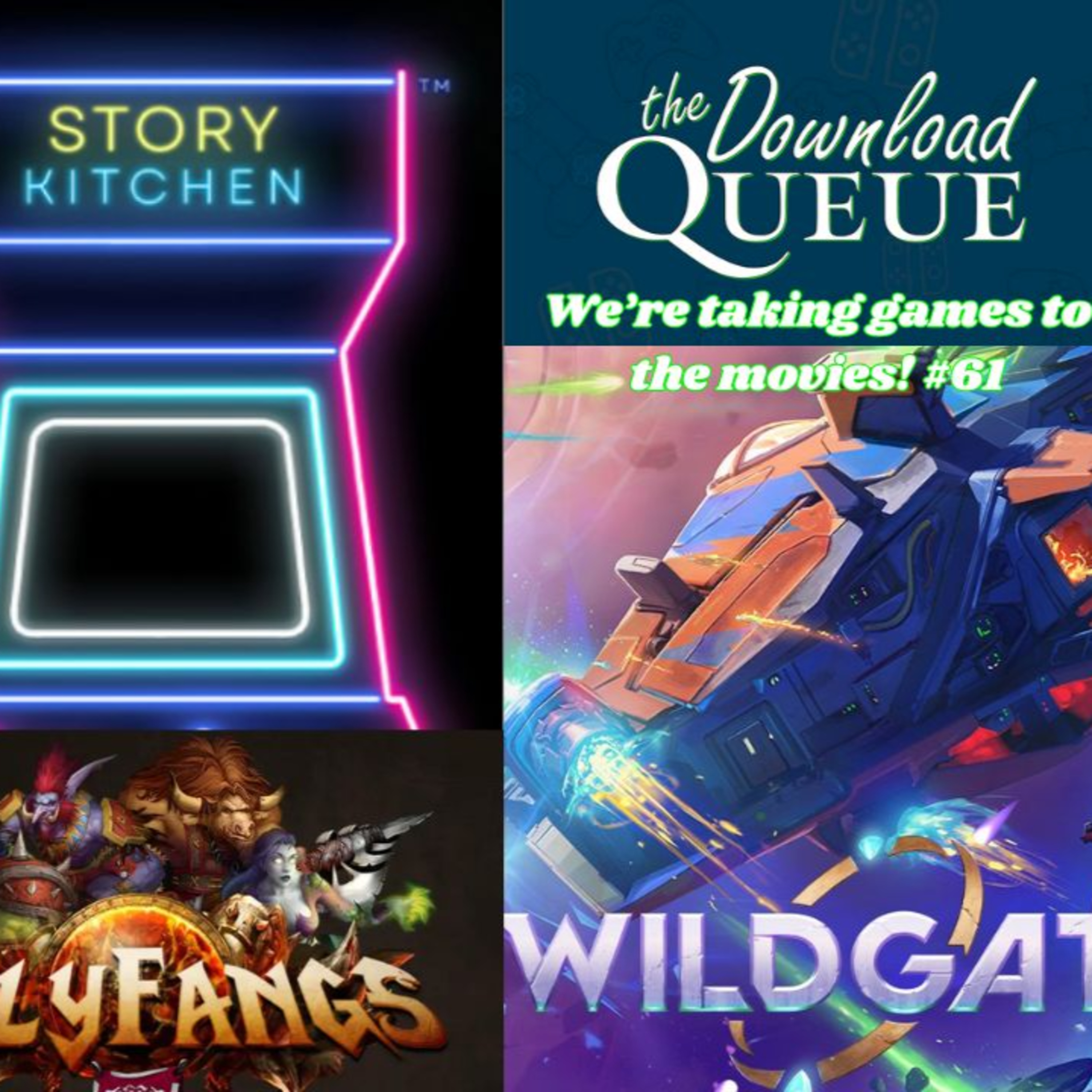 We're taking games to the movies! DQ#61 episode artwork