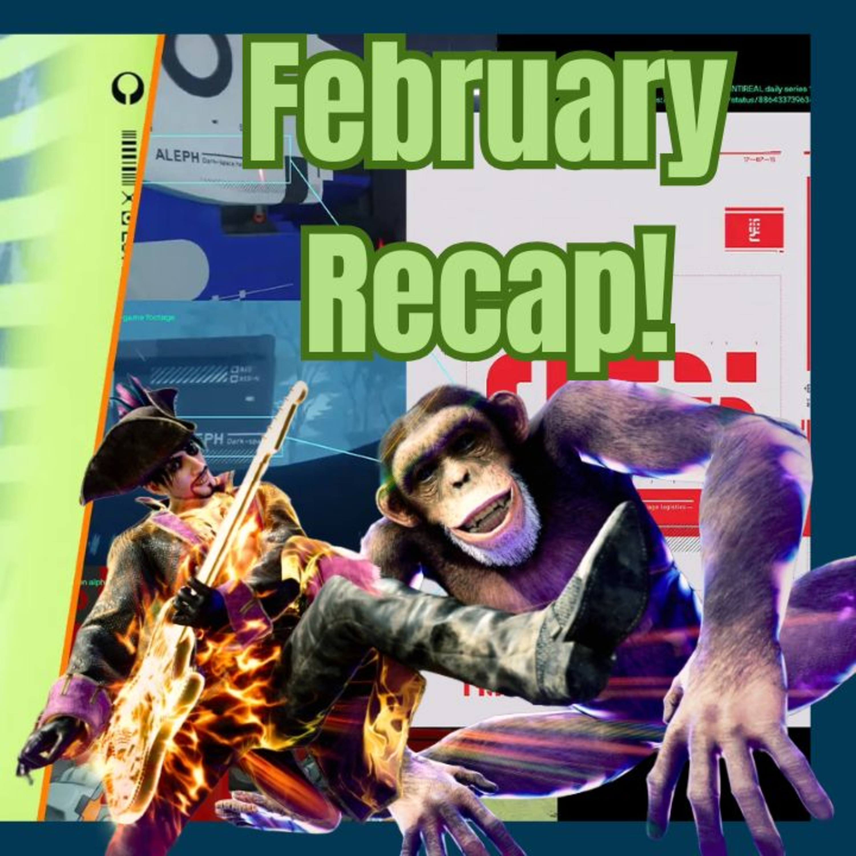 February recap! EP 107 episode artwork