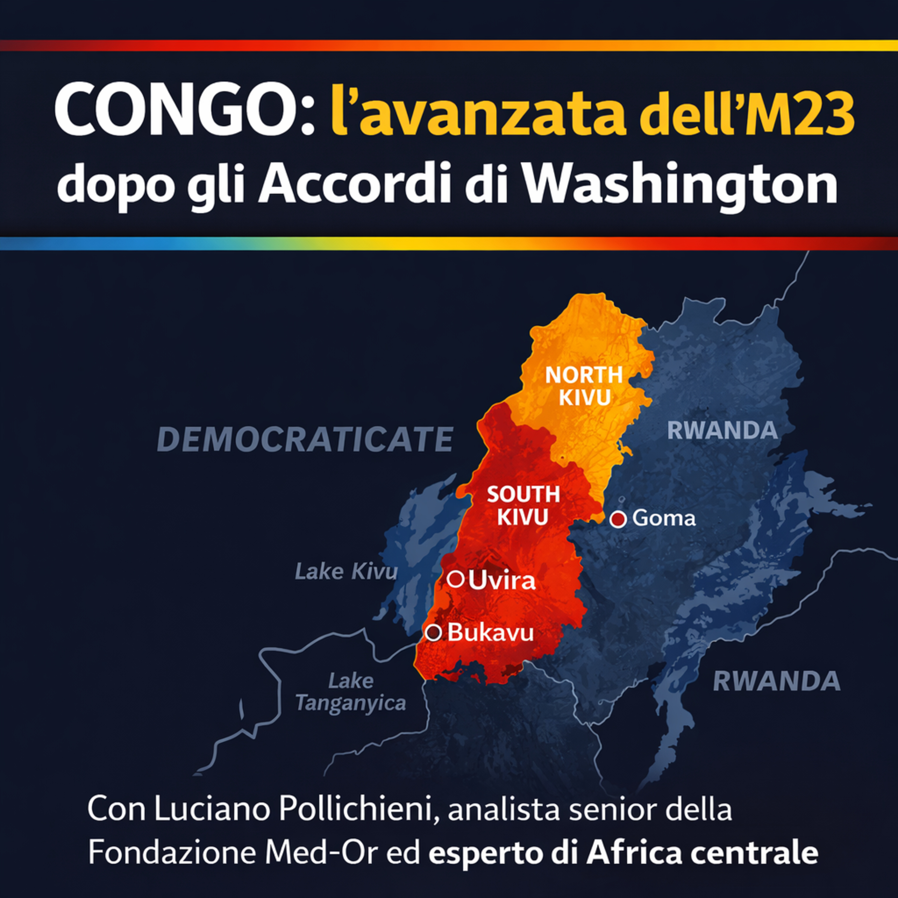 RD Congo: l’avanzata dell’M23 dopo gli Accordi di Washington