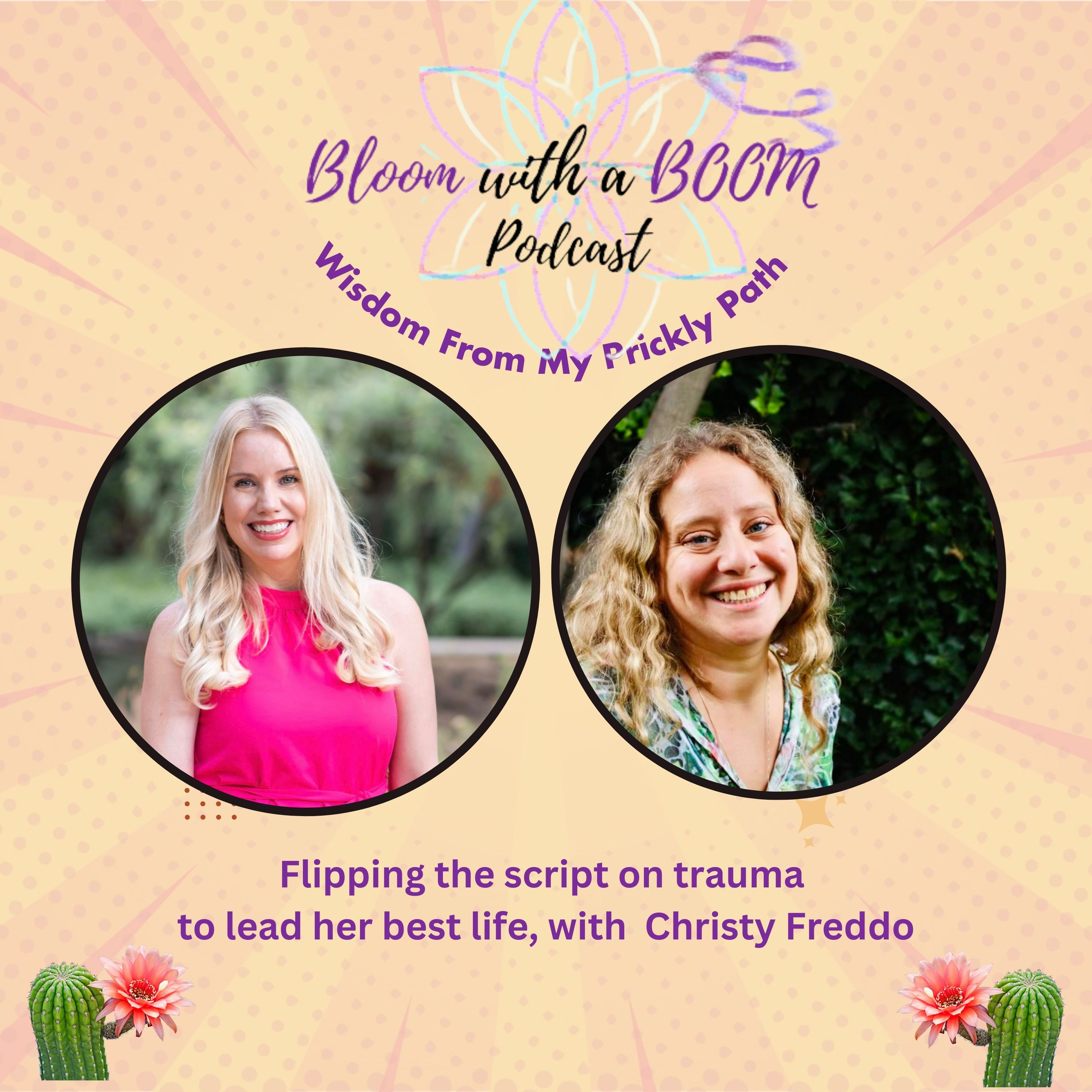 Bloom with a Boom! Grounded by daily practice.