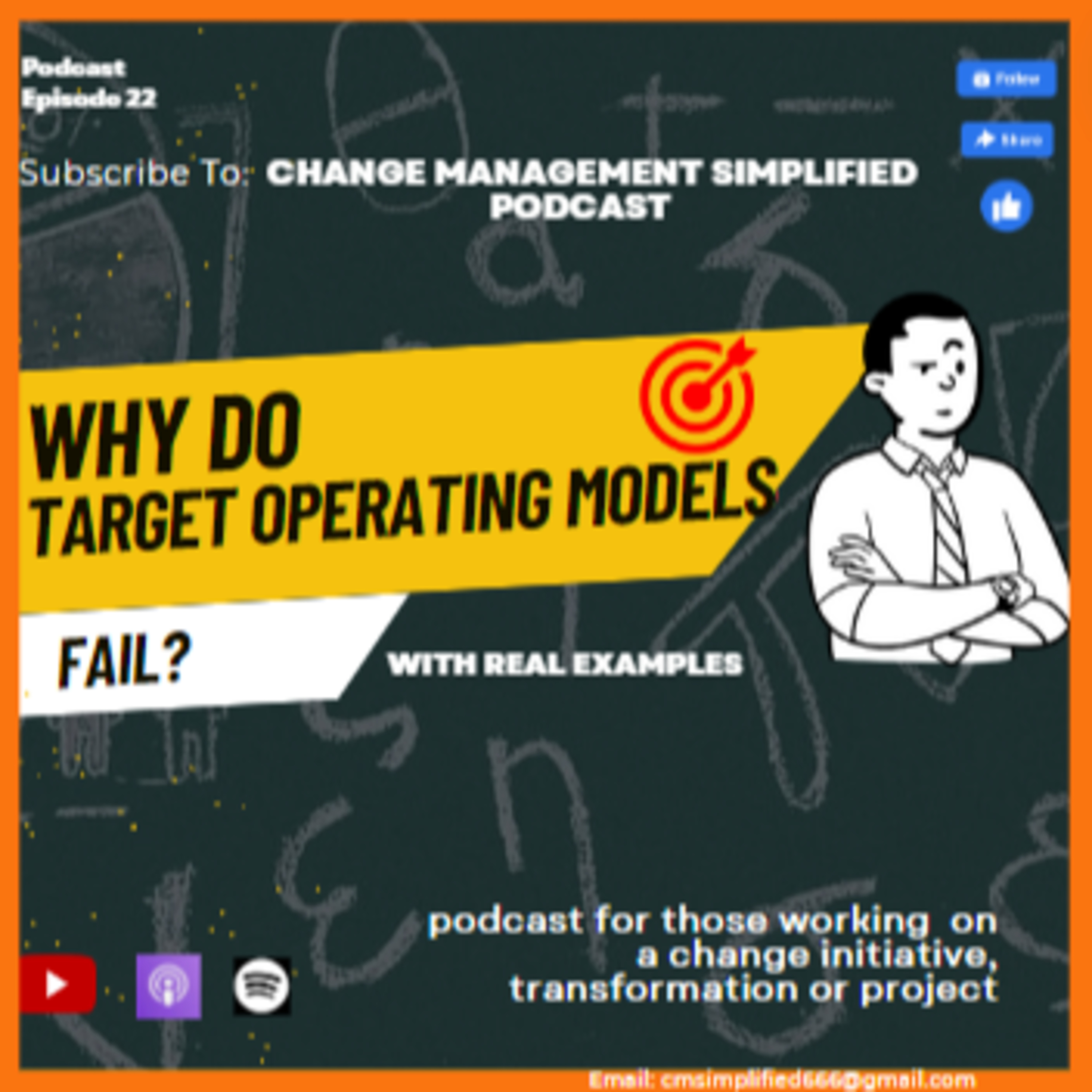 EP 022: Why Do Operating Models Fail| Organisational Change | Change Management | With Real Examples episode artwork