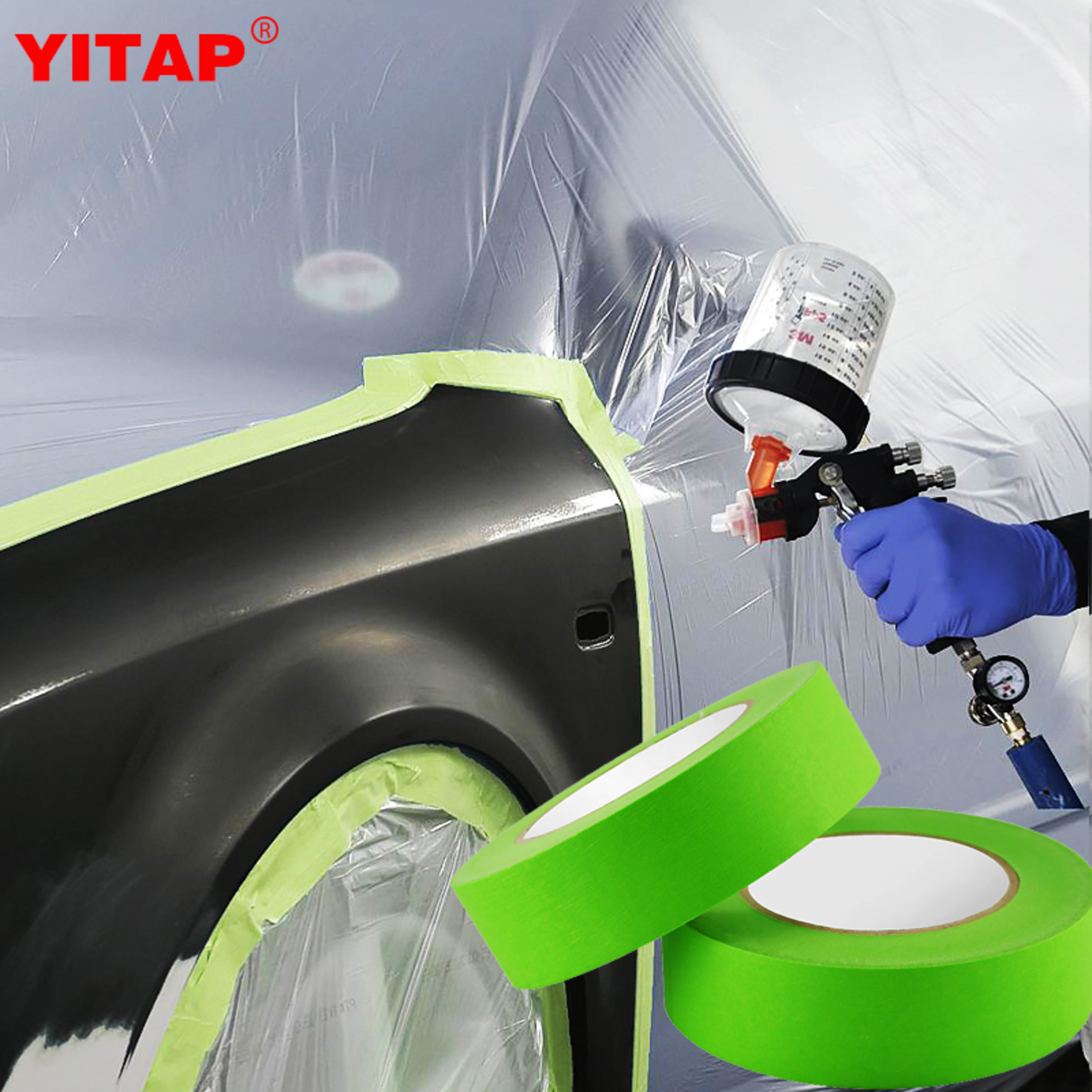 YITAP Automotive Refinishing Yellow Masking Tape 3m: Unlock the Power of Precision | Perfect Paint Lines Made Easy! episode artwork