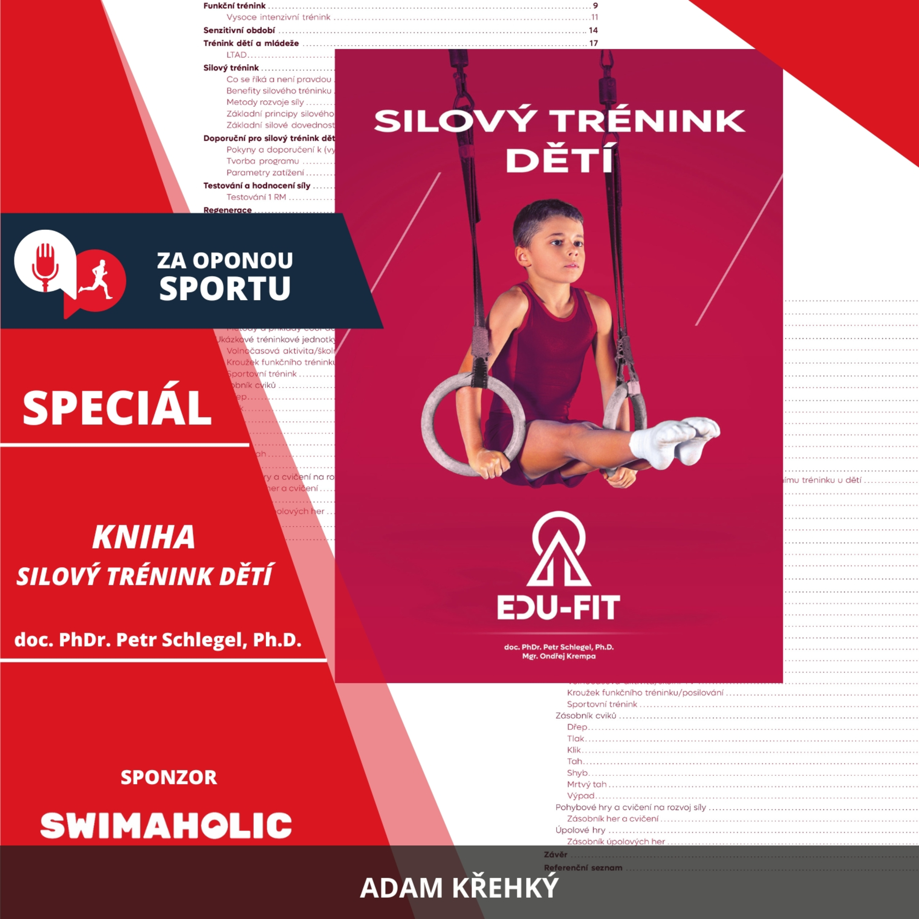 Za oponou sportu #SPECIÁL - doc. PhDr. Petr Schlegel, Ph.D. - Kniha: Silový trénink dětí episode artwork