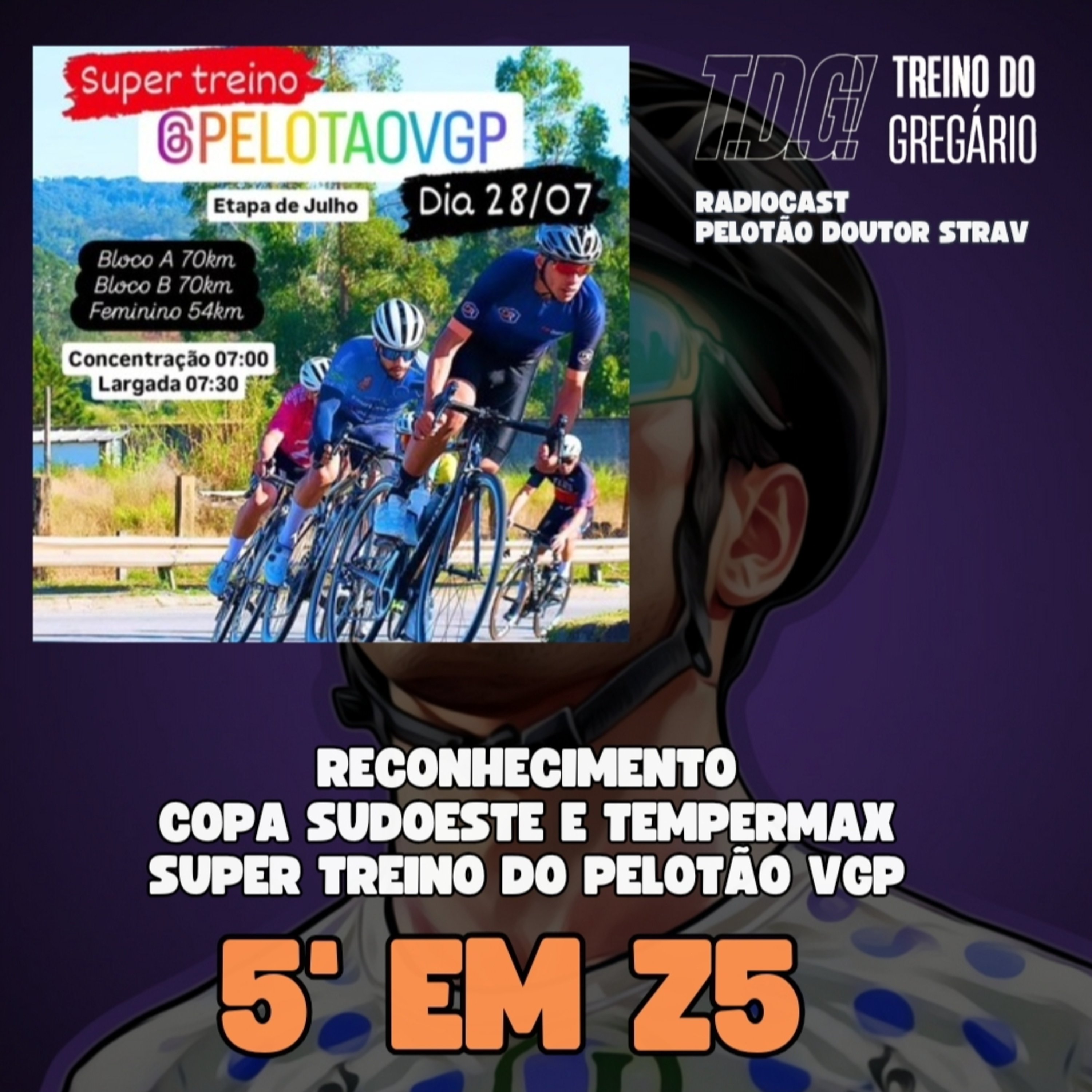 5' em Z5 - Super Treino Pelotao VGP e Reconhecimento Copa Tempermax e Sudoeste  episode artwork