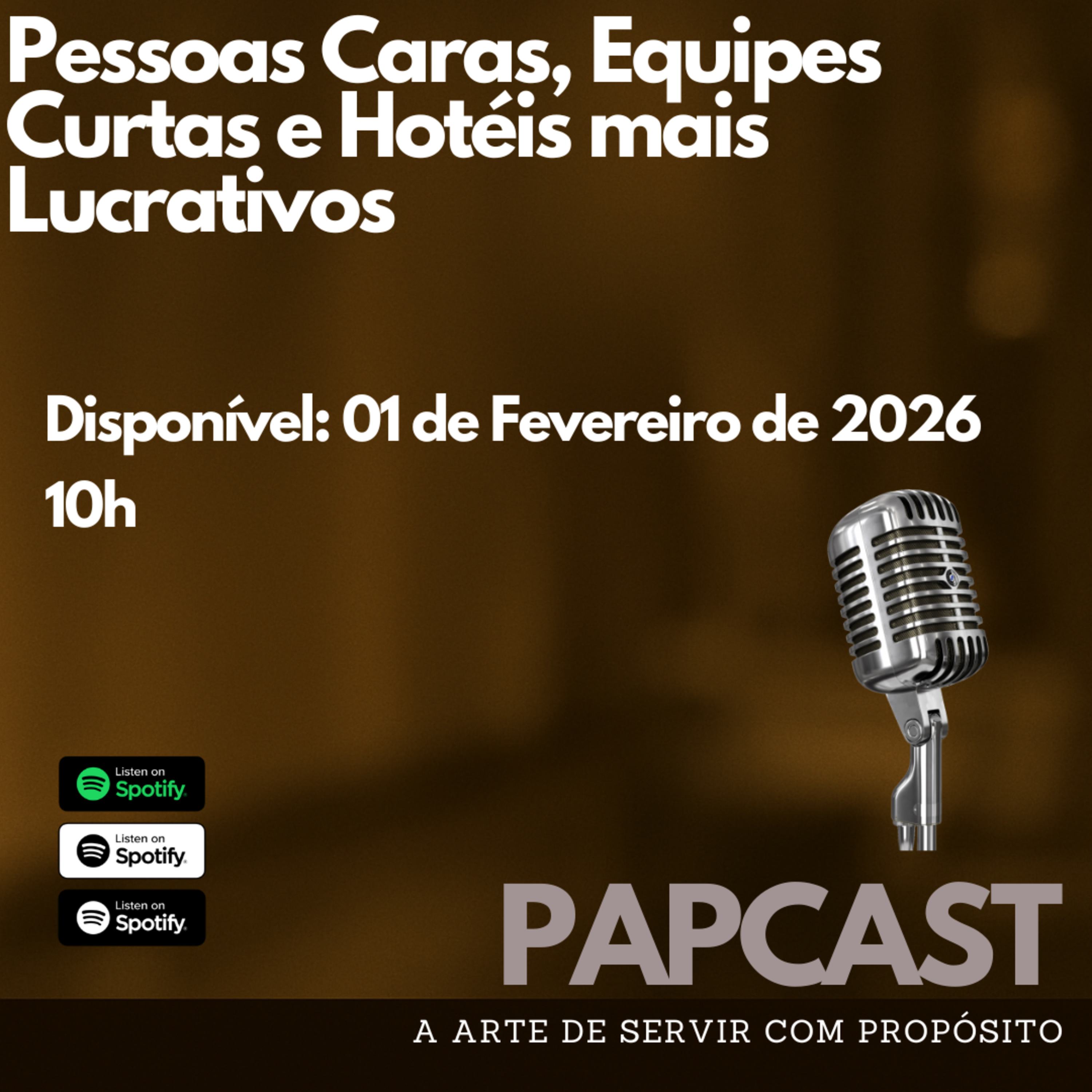 Hotelaria e RH - Pessoas Caras, Equipes Curtas e Hotéis mais Lucrativos episode artwork