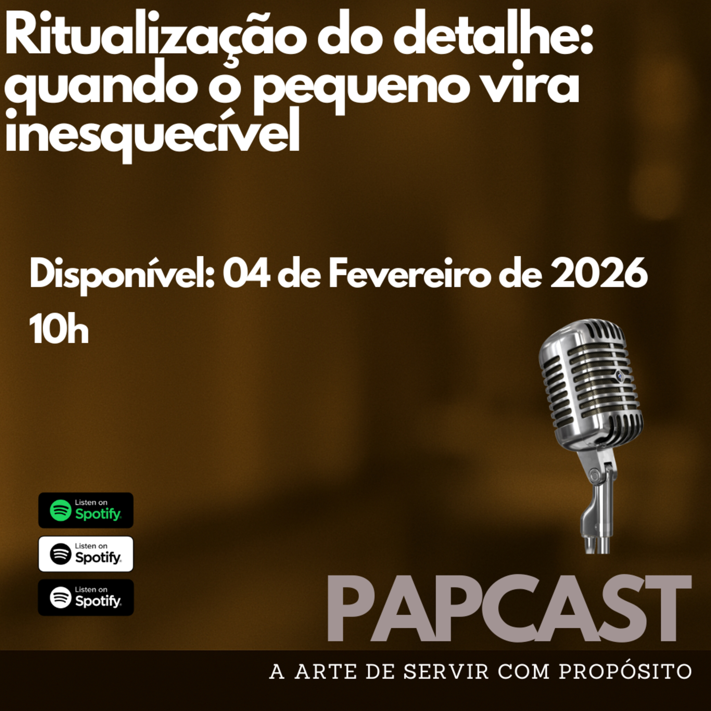 Ritualização do detalhe: quando o pequeno vira inesquecível