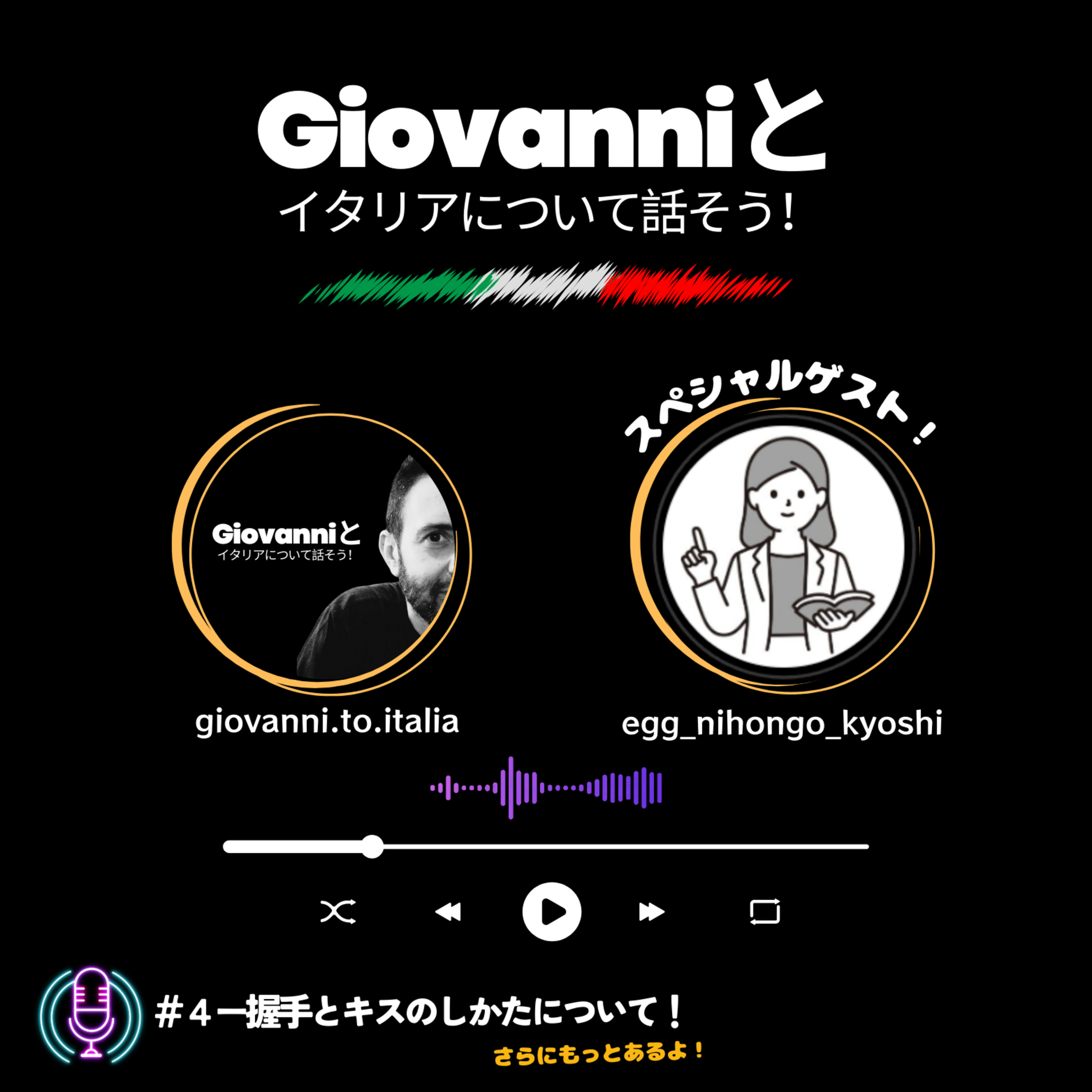 Giovanniとイタリアについて話そう！