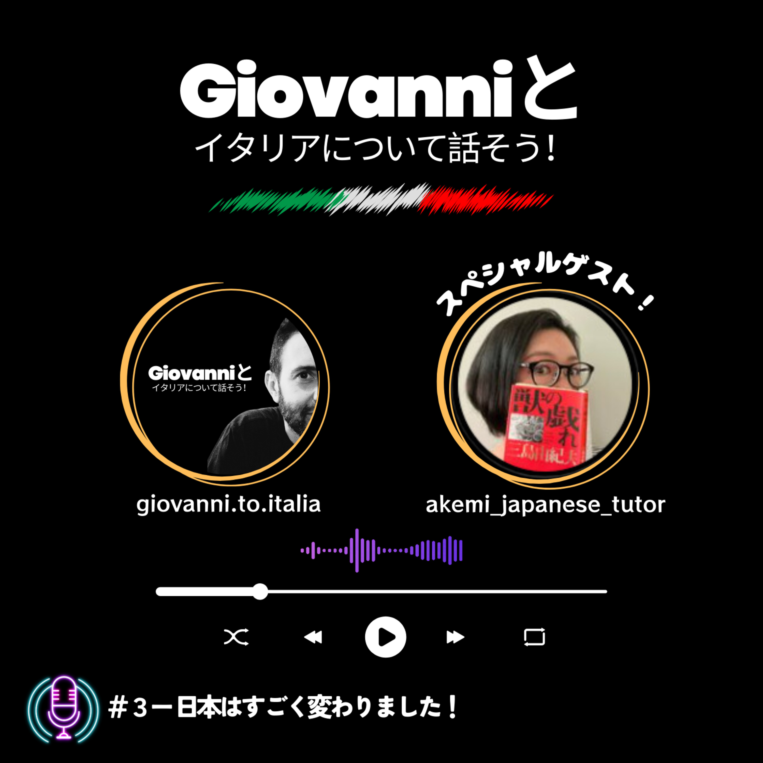 Giovanniとイタリアについて話そう！