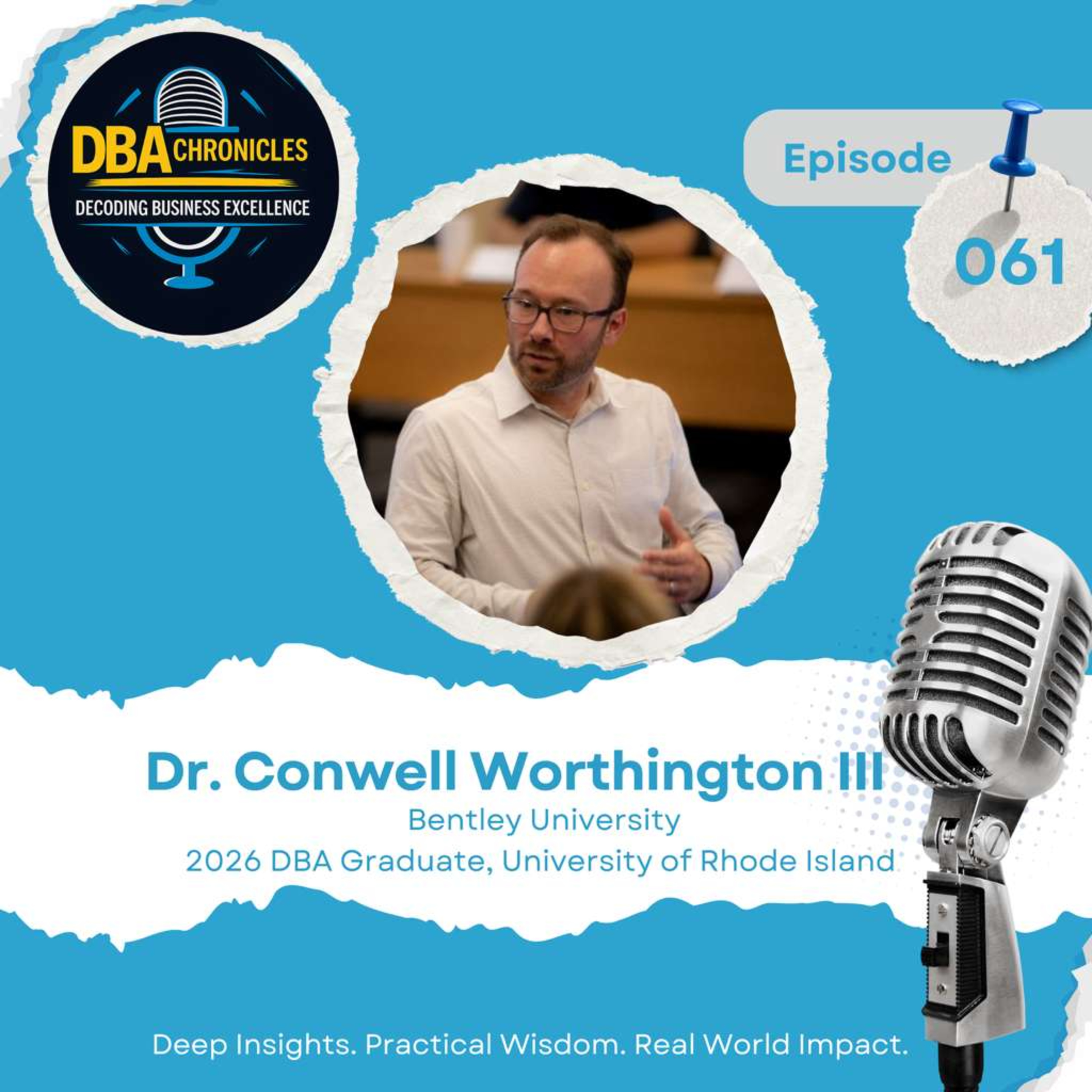 The Actor, the Audience, and the Business of Belonging with Dr. Conwell Worthington III