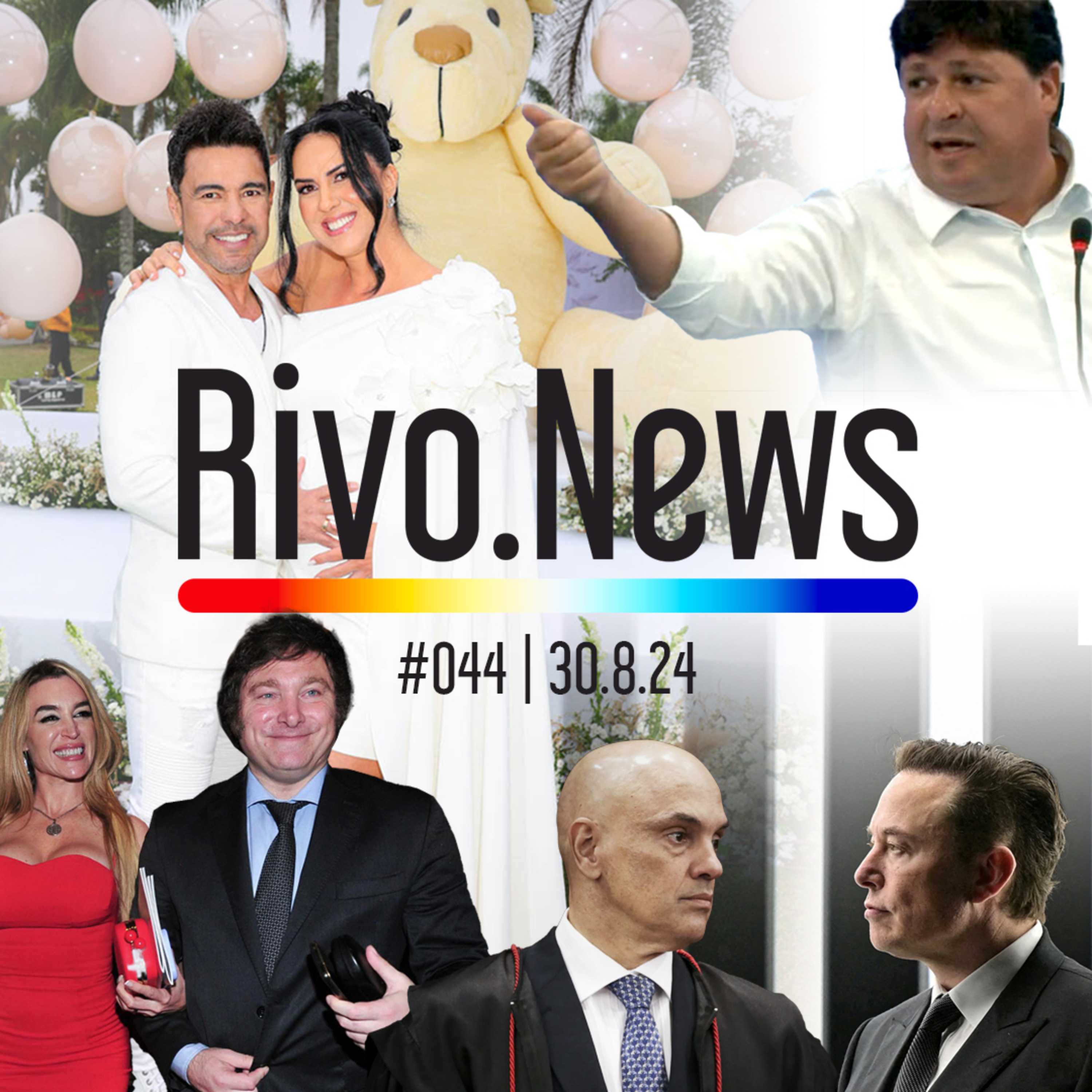 TRETA XANDÃO, ELON MUSK E TWITTER (X), PATRIOTAS CANDIDATOS E QUEIMADAS | RivoNews #044 - 30/08 episode artwork
