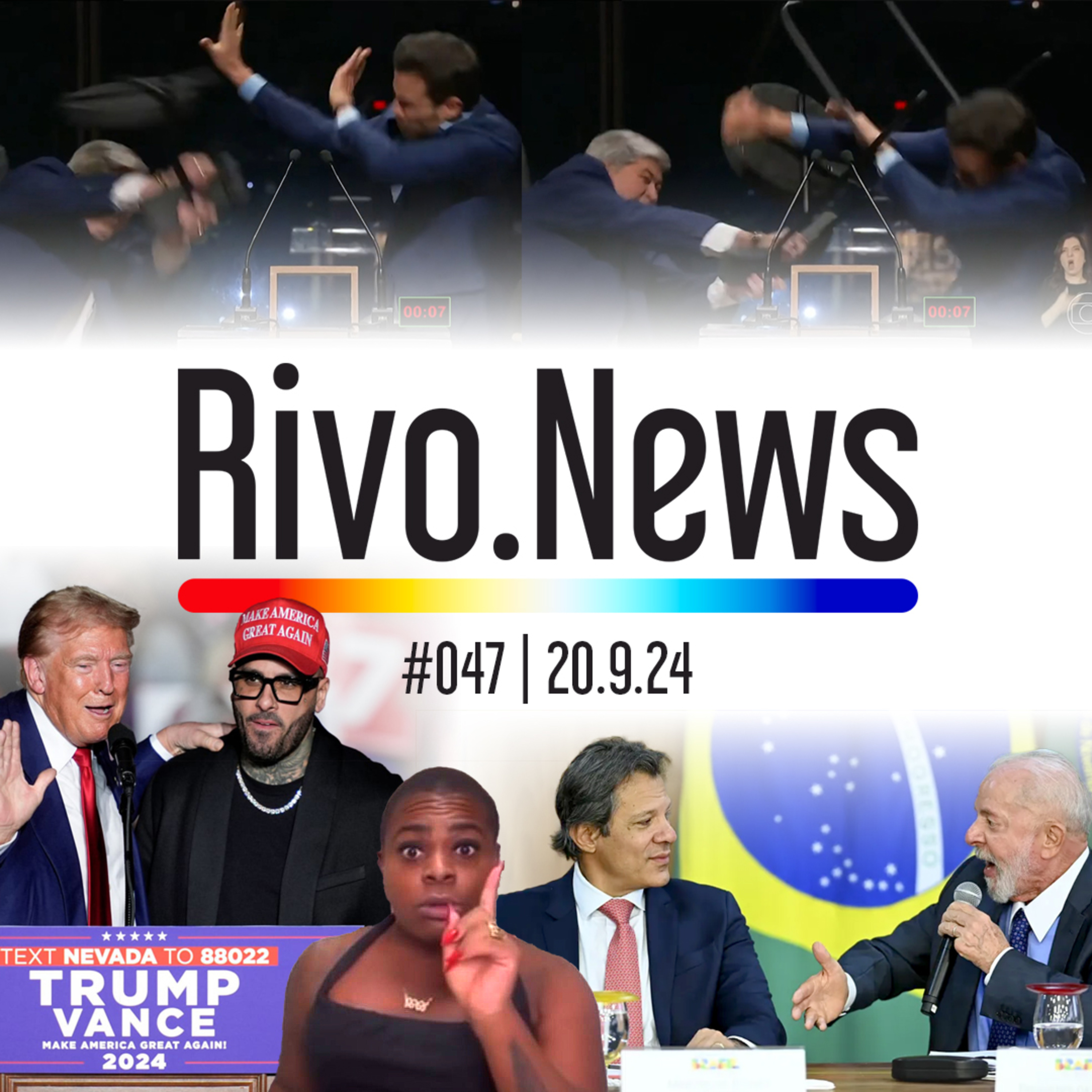 CADEIRADA DO DATENA, BRASIL EM CHAMAS, ISRAEL x HEZBOLLAH E JOJO DE DIREITA | RivoNews #047 - 20/09 episode artwork