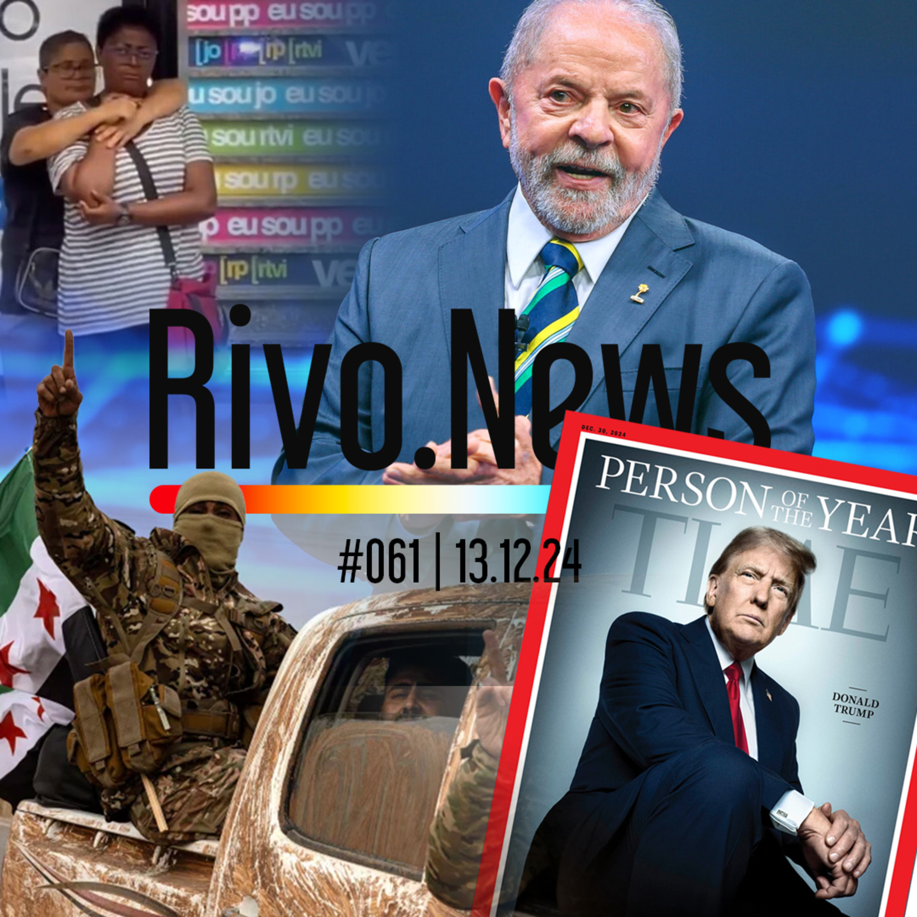 CIRURGIA DO LULA, QUEDA DE ASSAD NA SÍRIA E REFÉM CALMA NO PONTO DE ÔNIBUS | RivoNews #061 - 13/12 episode artwork