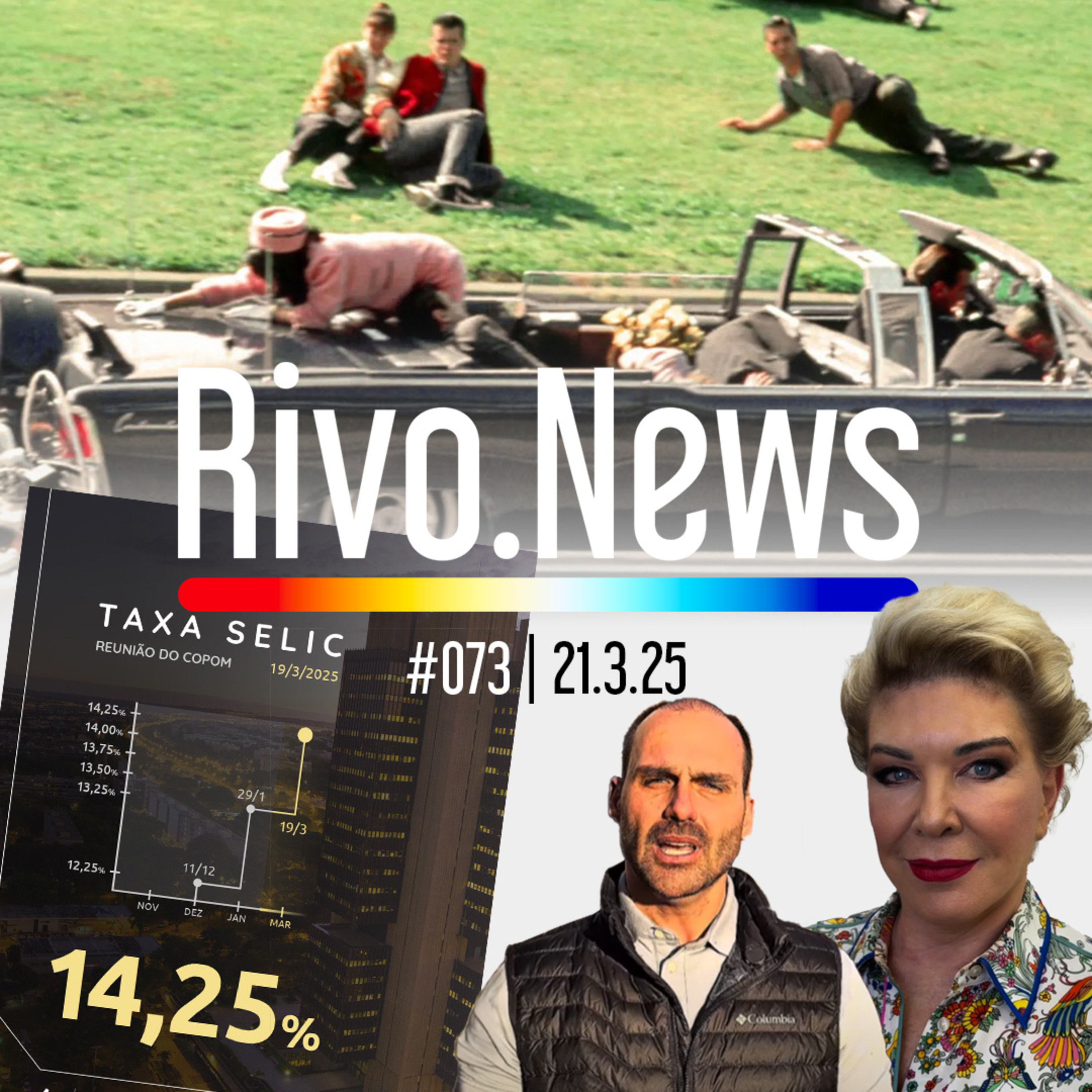 ORÇAMENTO APROVADO, LULA NA ÁSIA, FESTA DA MARTA E RELATÓRIO DO JF KENNEDY | RivoNews #073 - 21/03 episode artwork