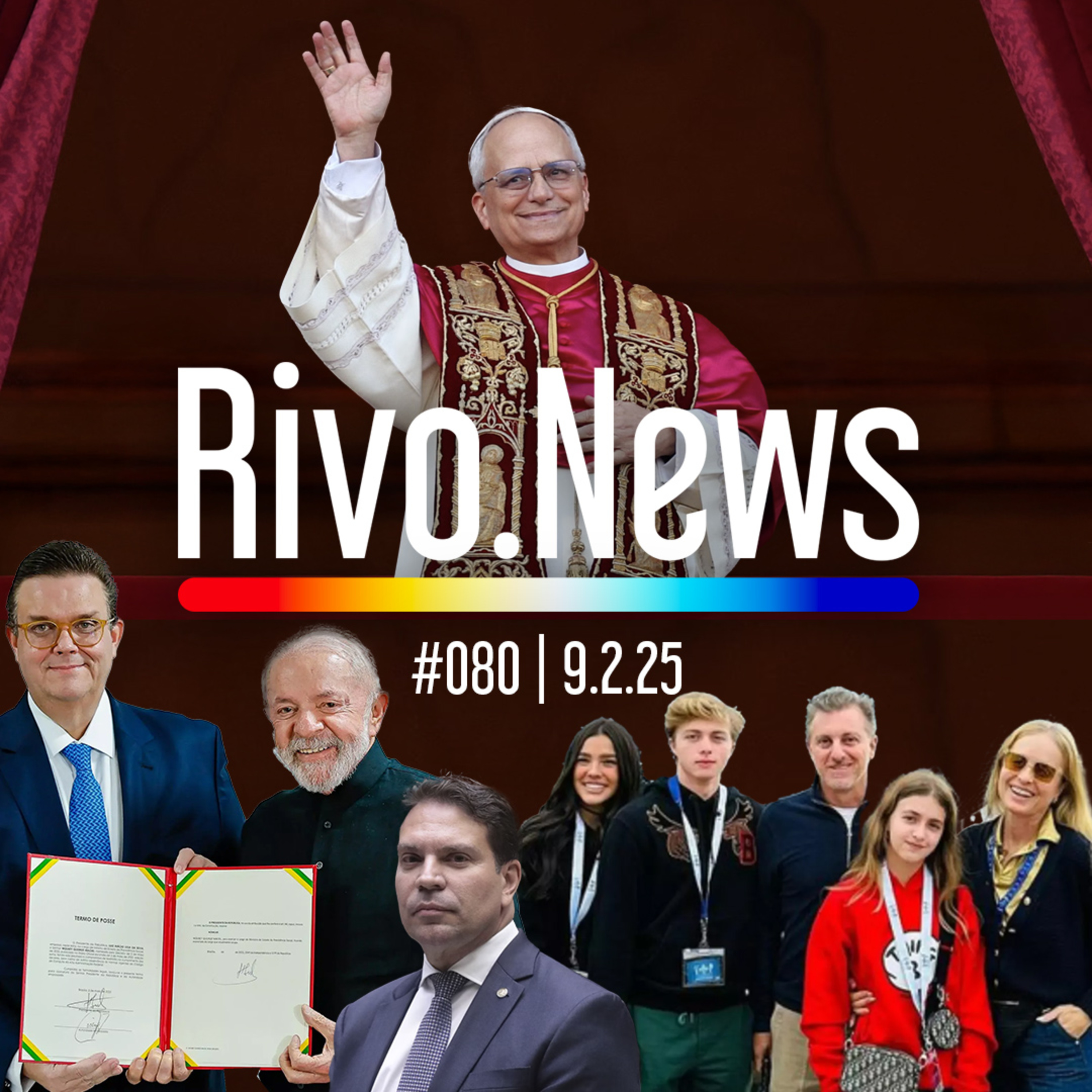 NOVO PAPA, ATUALIZAÇÕES DO INSS, RAMAGEM BLINDADO E A TRETA DAS TIKTOKERS | RivoNews #080 - 09/05 episode artwork