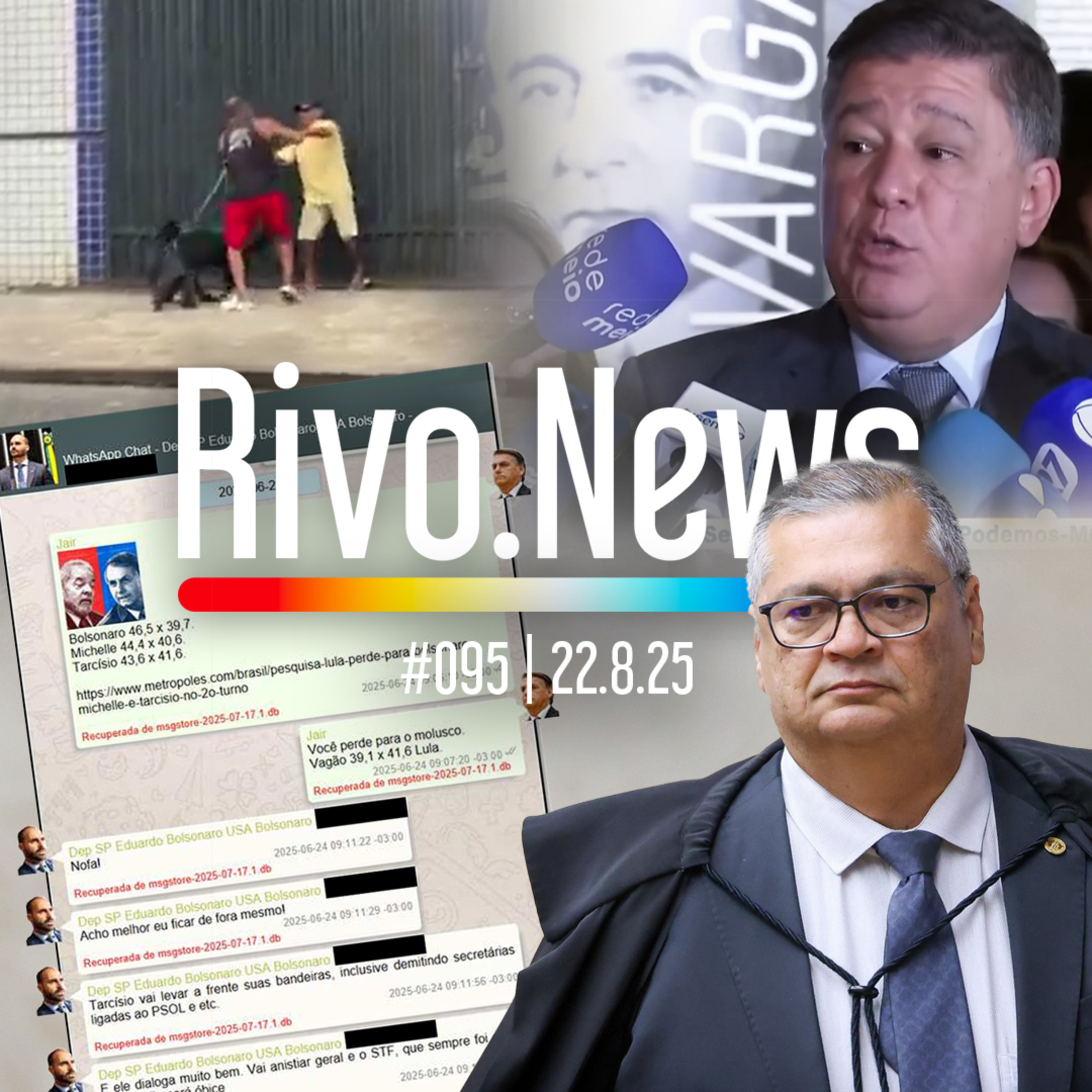 BOLSONAROS INDICIADOS, DECRETO DO DINO, CPMI DO INSS E TRETA DE PAIS DE PET | RivoNews #095 - 22/08