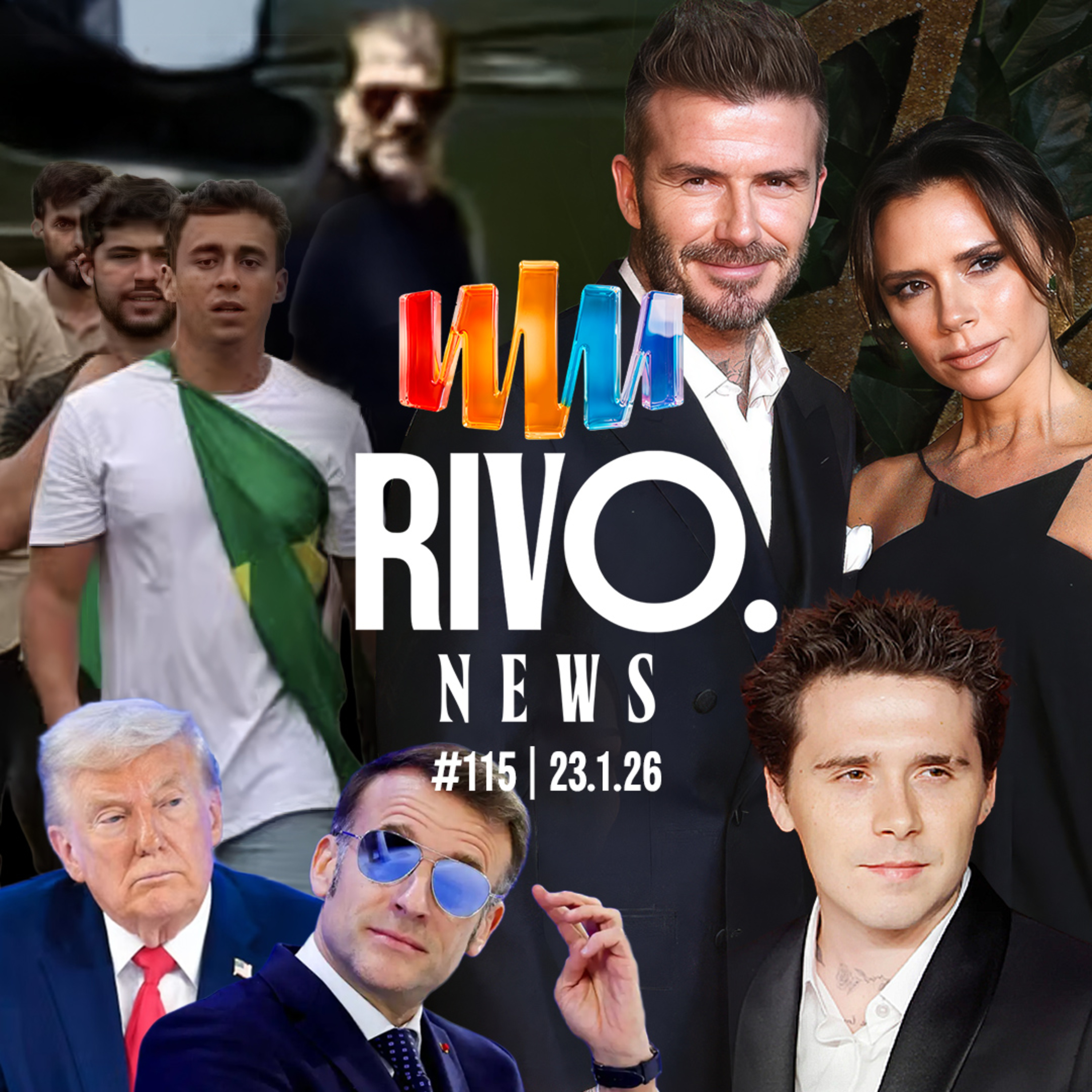 RESORT "DO TOFFOLI", PASSEIO DO NIKOLAS, FÓRUM DE DAVOS E TRETA DOS BECKHAMS | RivoNews #115 - 23/01 episode artwork