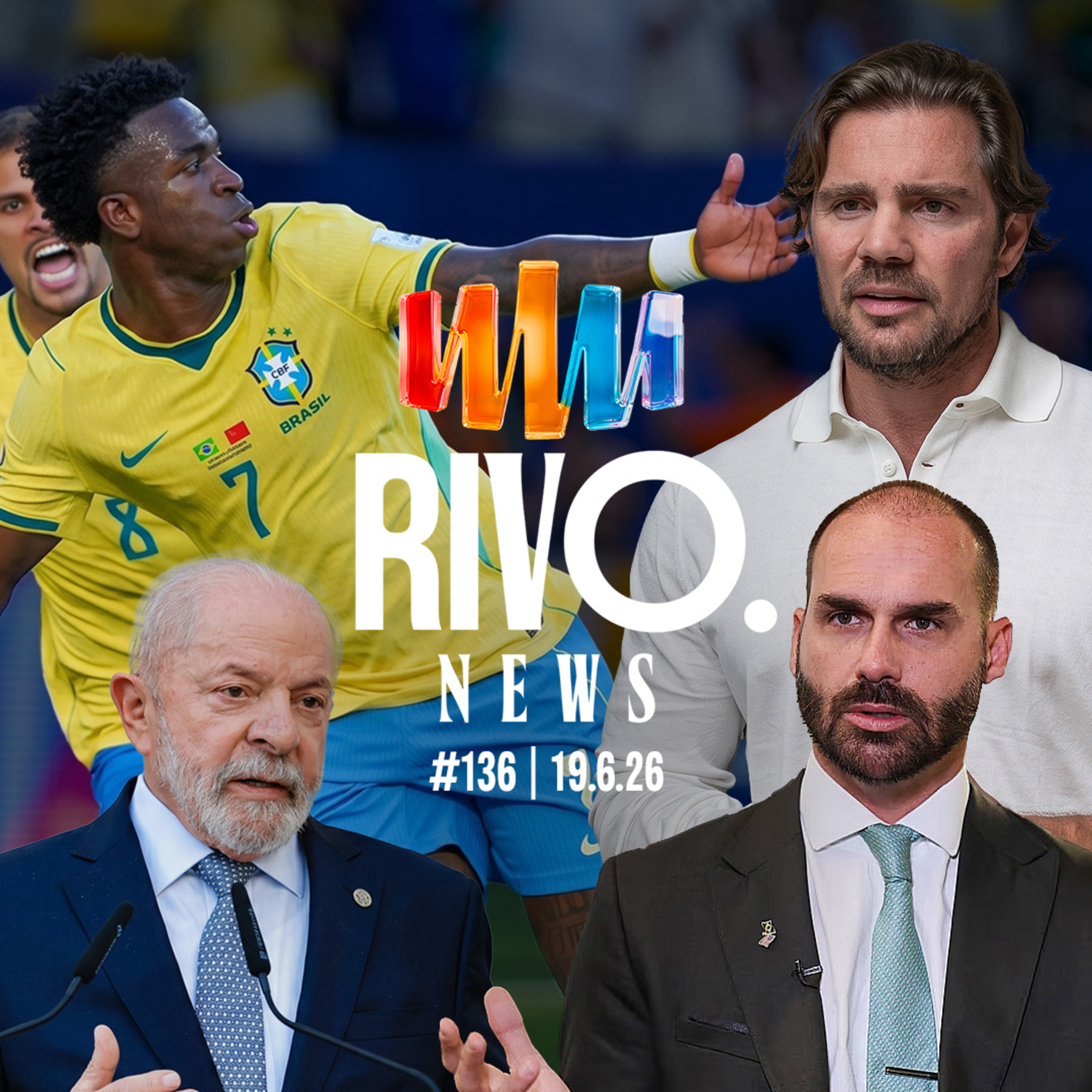AVANÇO NO CASO MASTER, LULA NO G7, BOLSONARO JR. E PRIMEIRA SEMANA DE COPA | RivoNews #136 - 19/06 episode artwork