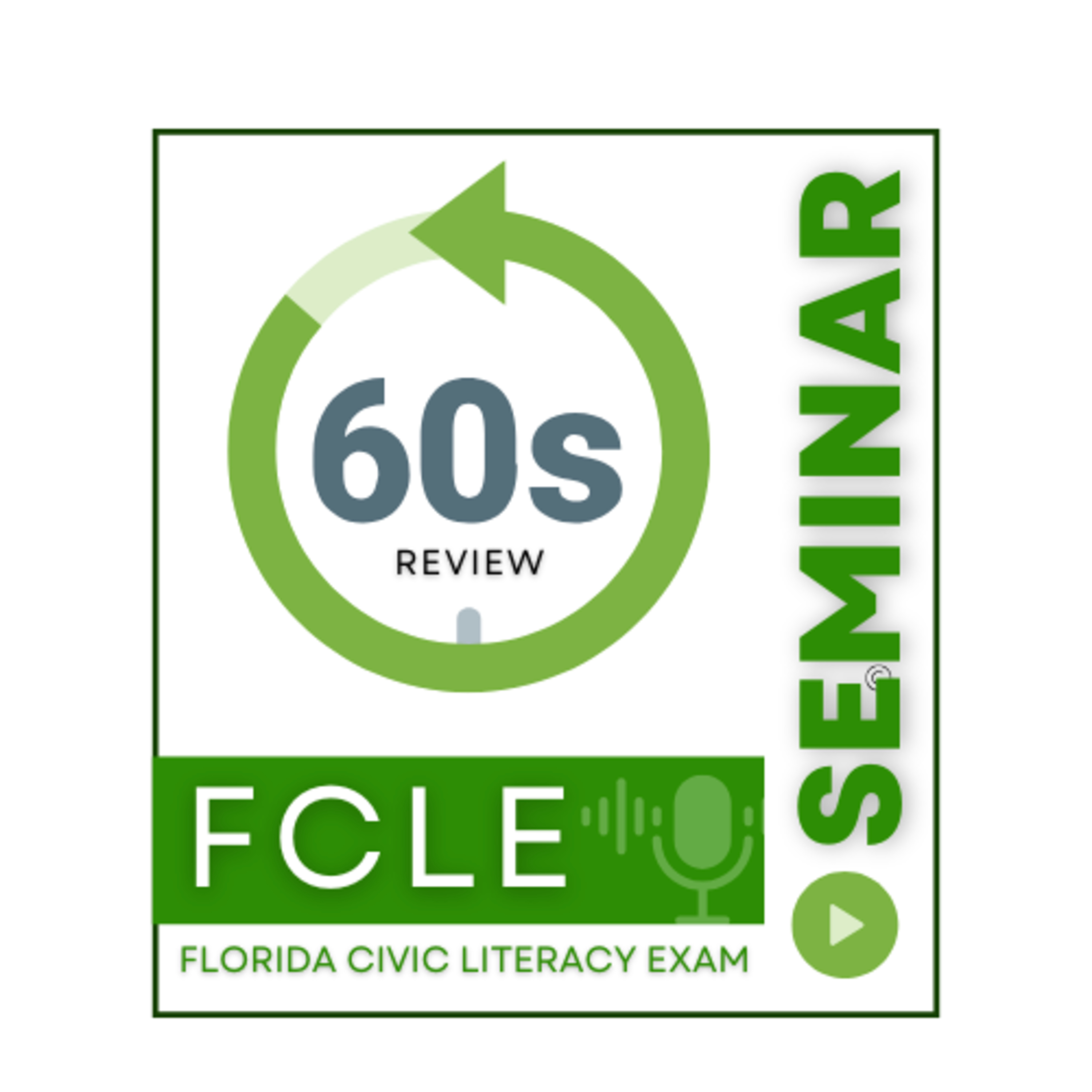 Florida Civic Literacy Exam | FCLE | Marbury v. Madison | 60 Sec Review #fcle episode artwork