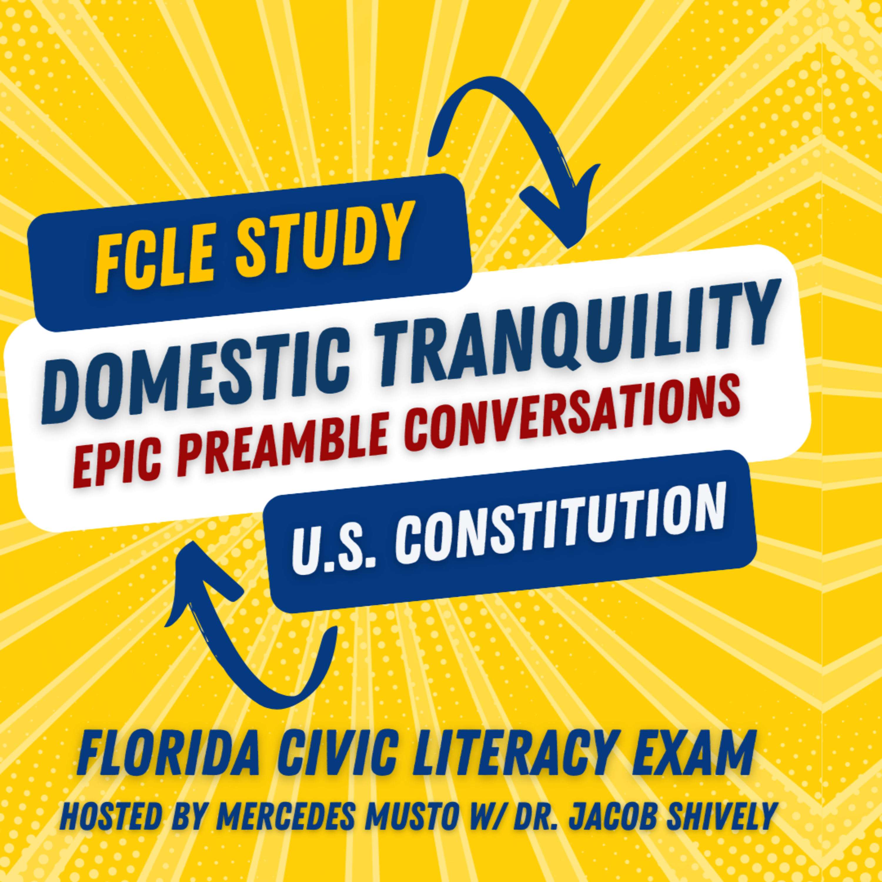 FCLE Study Guide: What is Domestic Tranquility? 🇺🇸 The Preamble Explained #civicstest #fcle episode artwork
