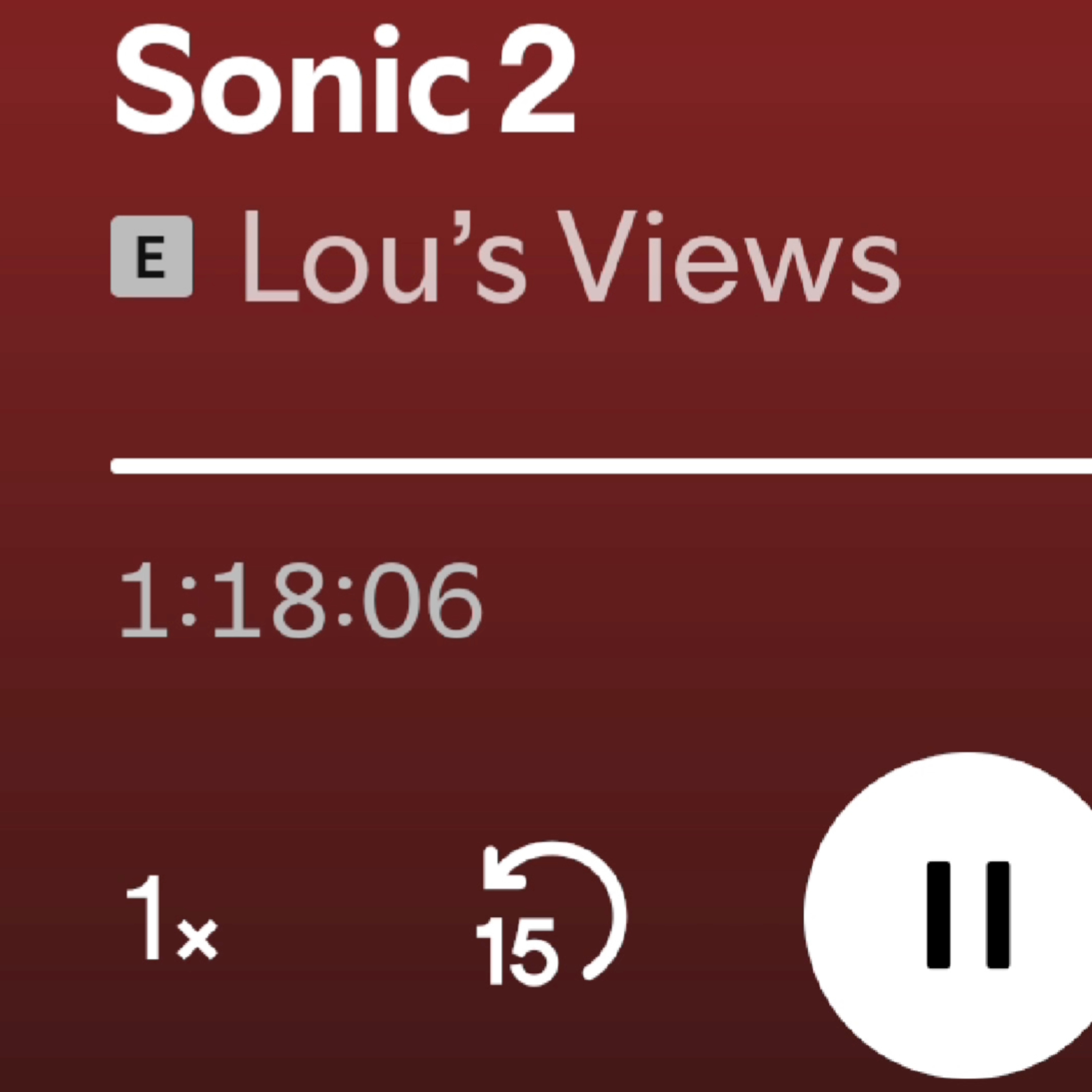 He’s very cat like, isn’t he? ~ Sonic 2 ~ Lou’s Views trailer! episode artwork