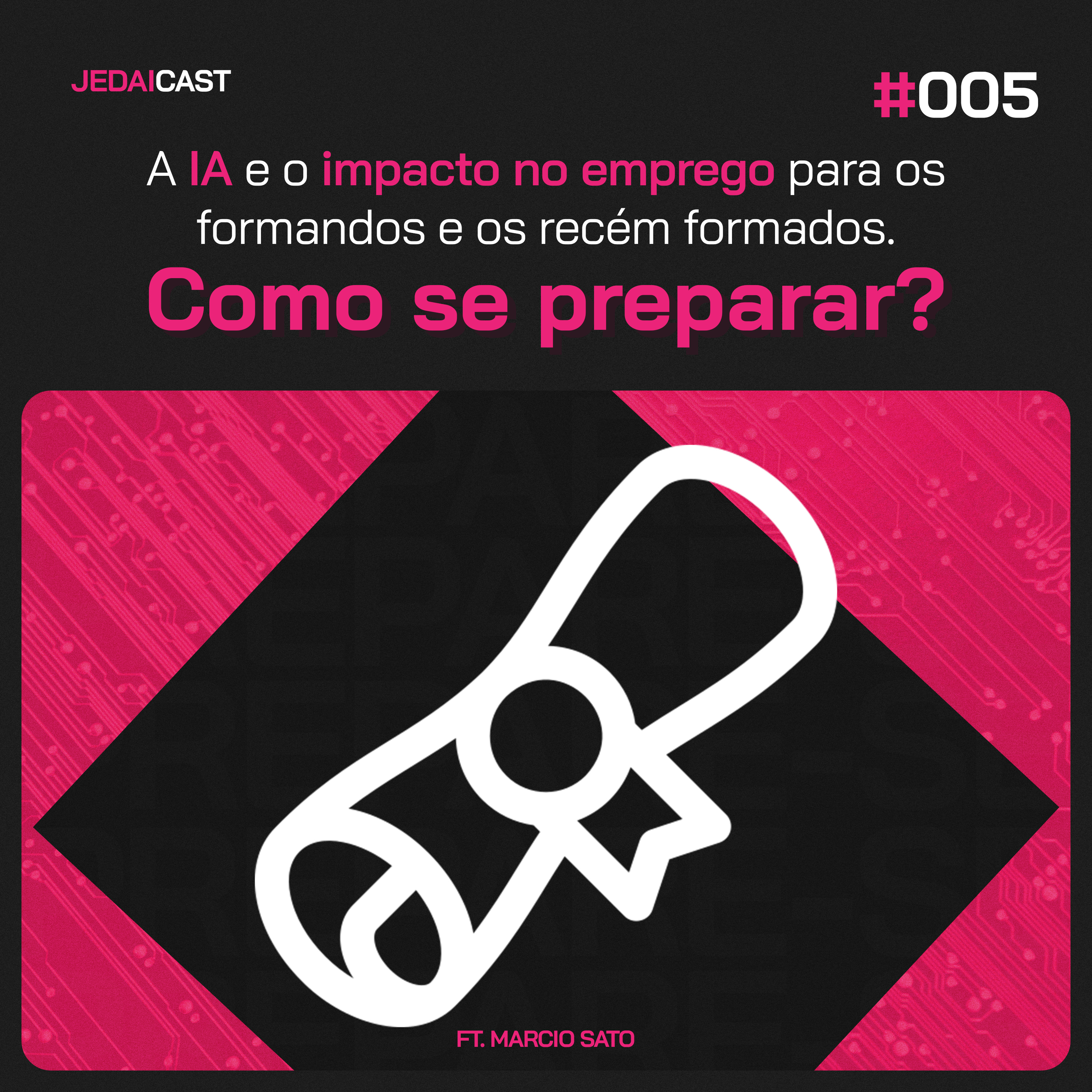 #005 - A IA e o impacto no emprego para formados e recém formados. Como se preparar?