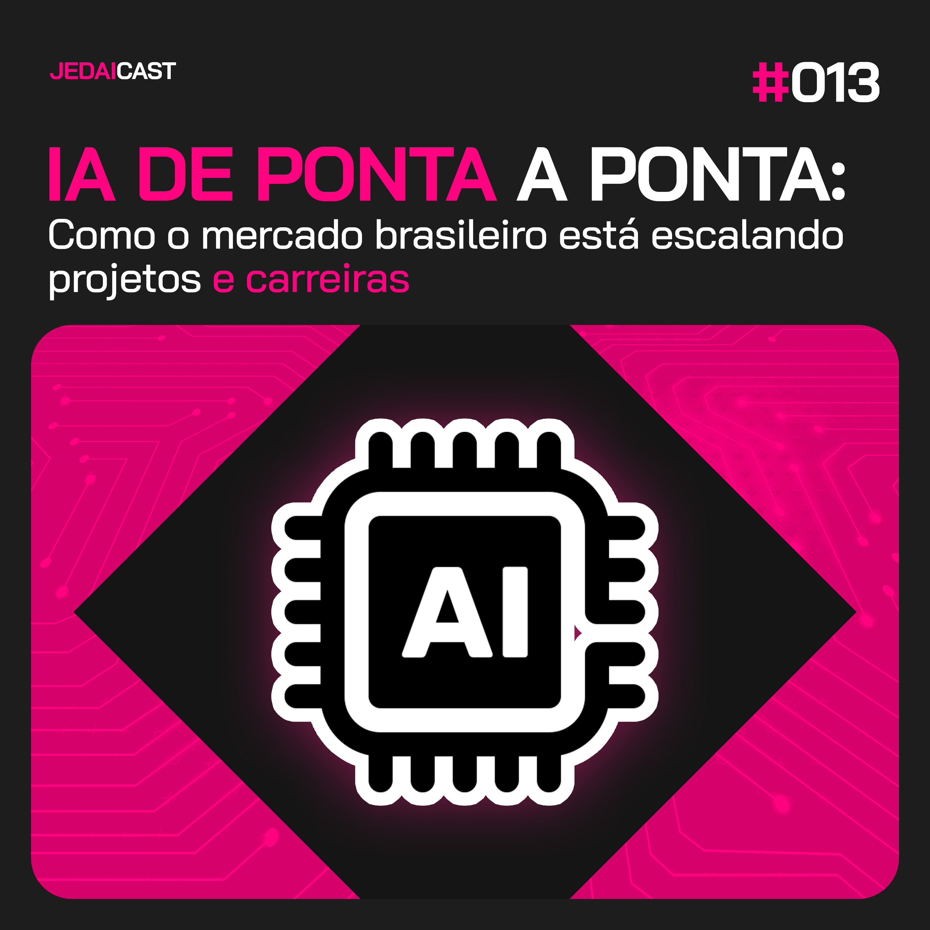 #013 - IA de Ponta a Ponta: Como o mercado brasileiro está escalando projetos e carreiras episode artwork