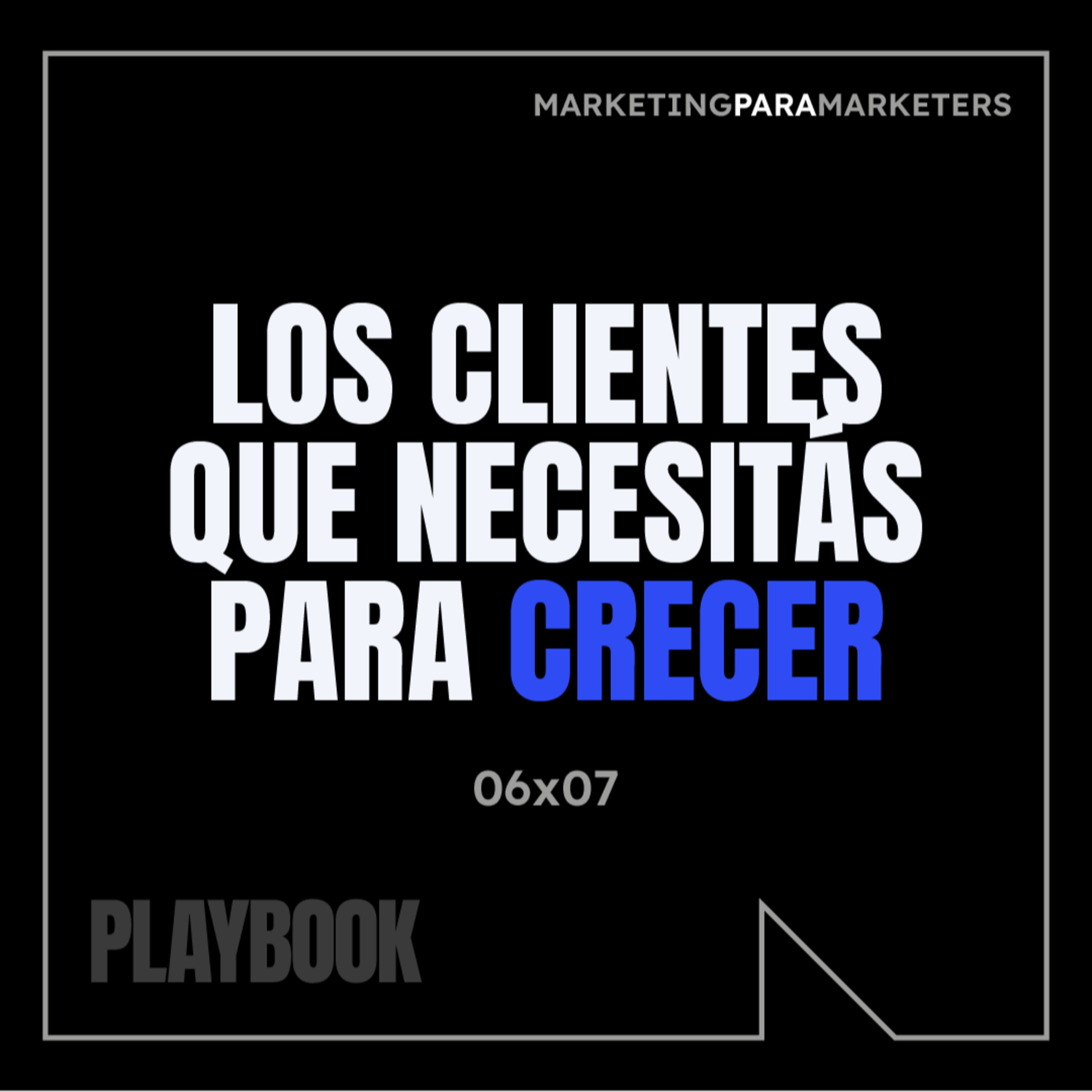Portada de PLAYBOOK - Marketing para marketers