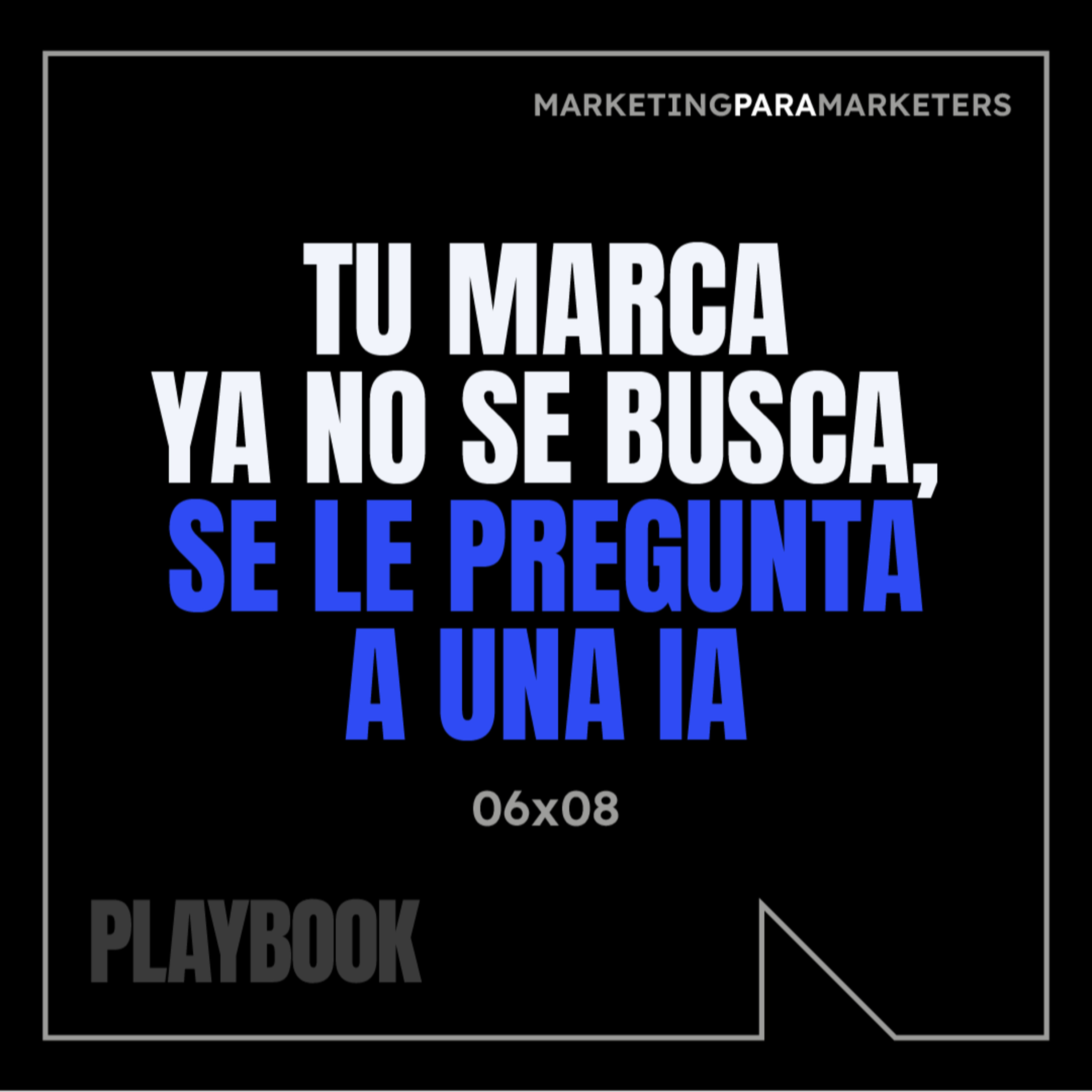 Portada de PLAYBOOK - Marketing para marketers