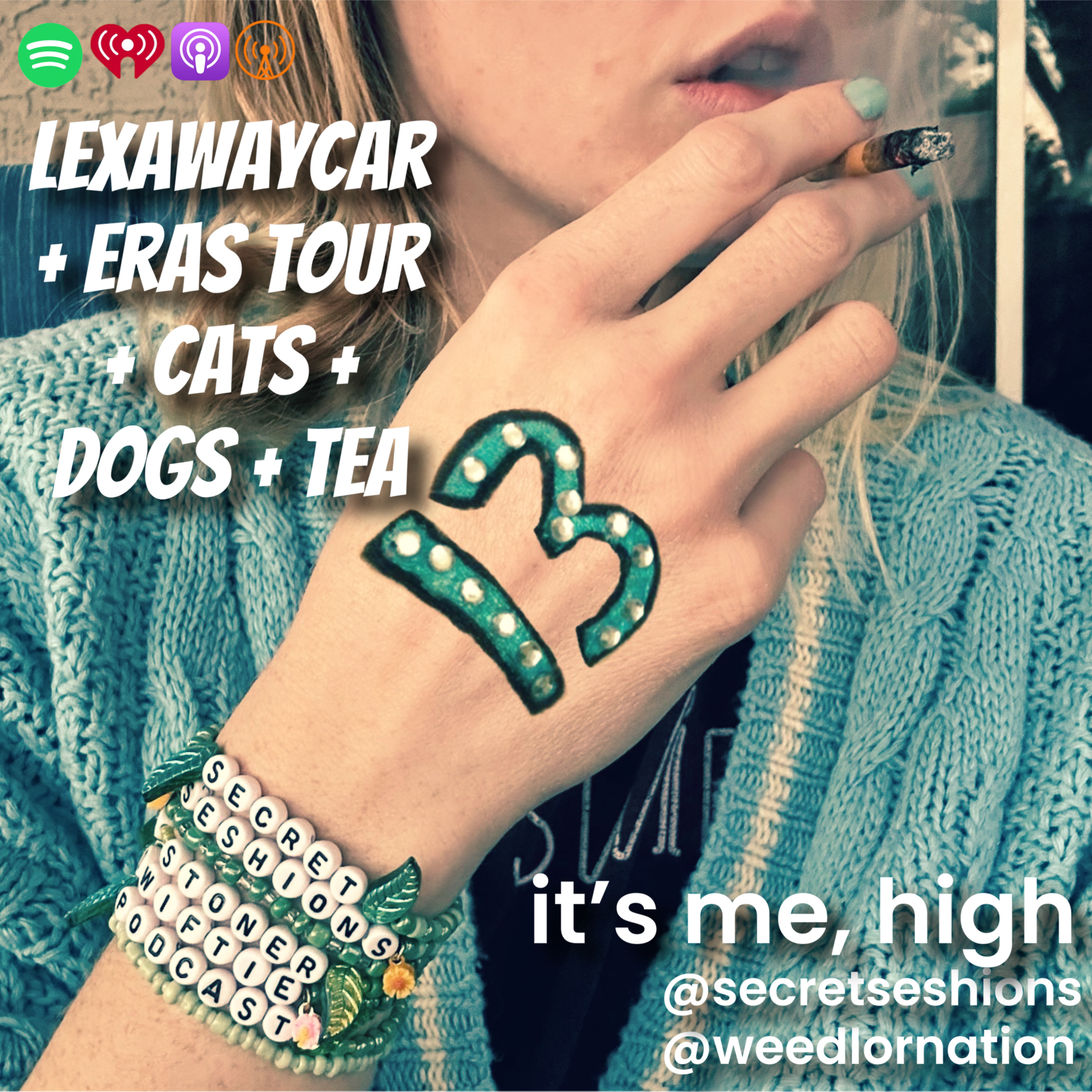 eras tour, animals, family tea (with lexawaycar) episode artwork