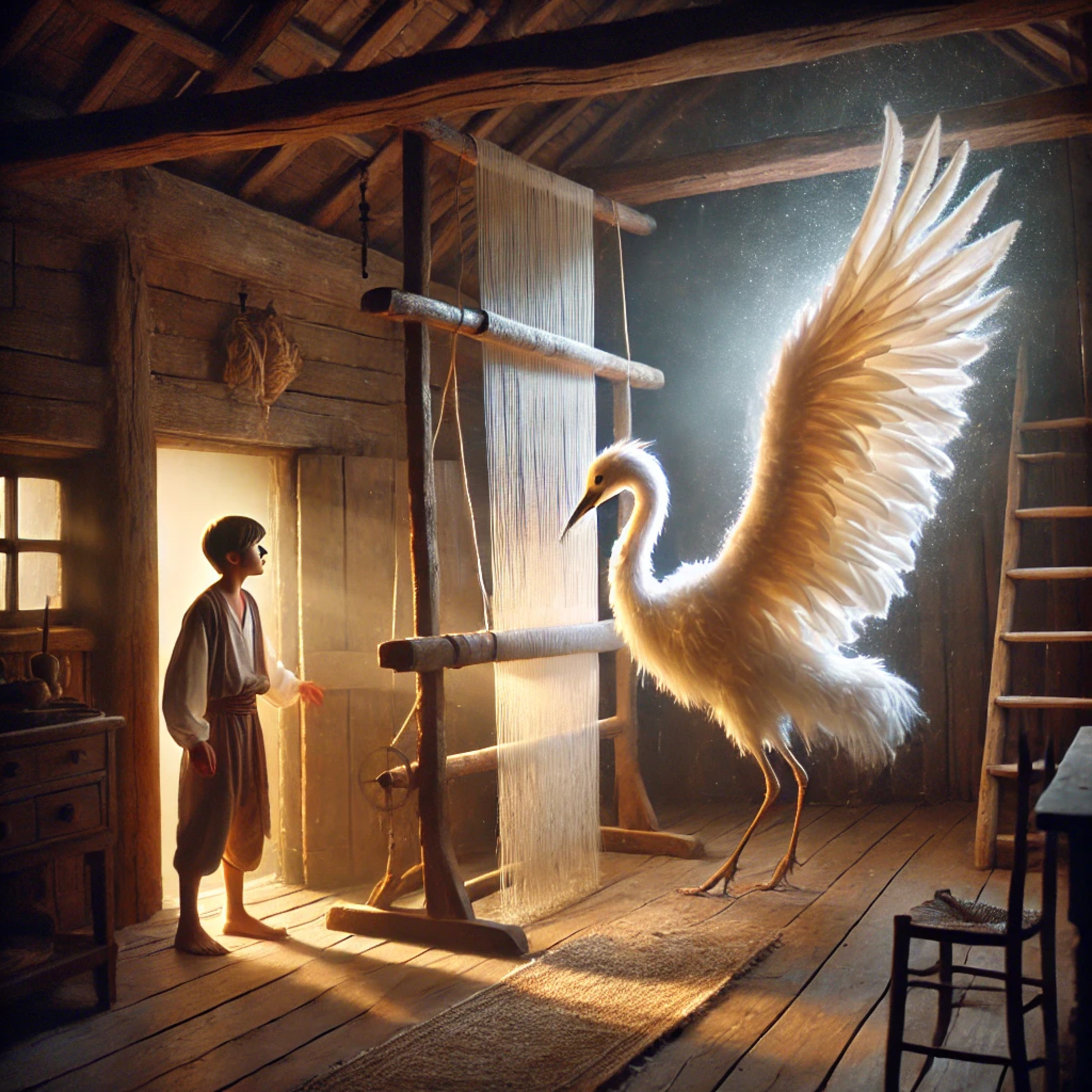 Девушка - Журавль - Япония