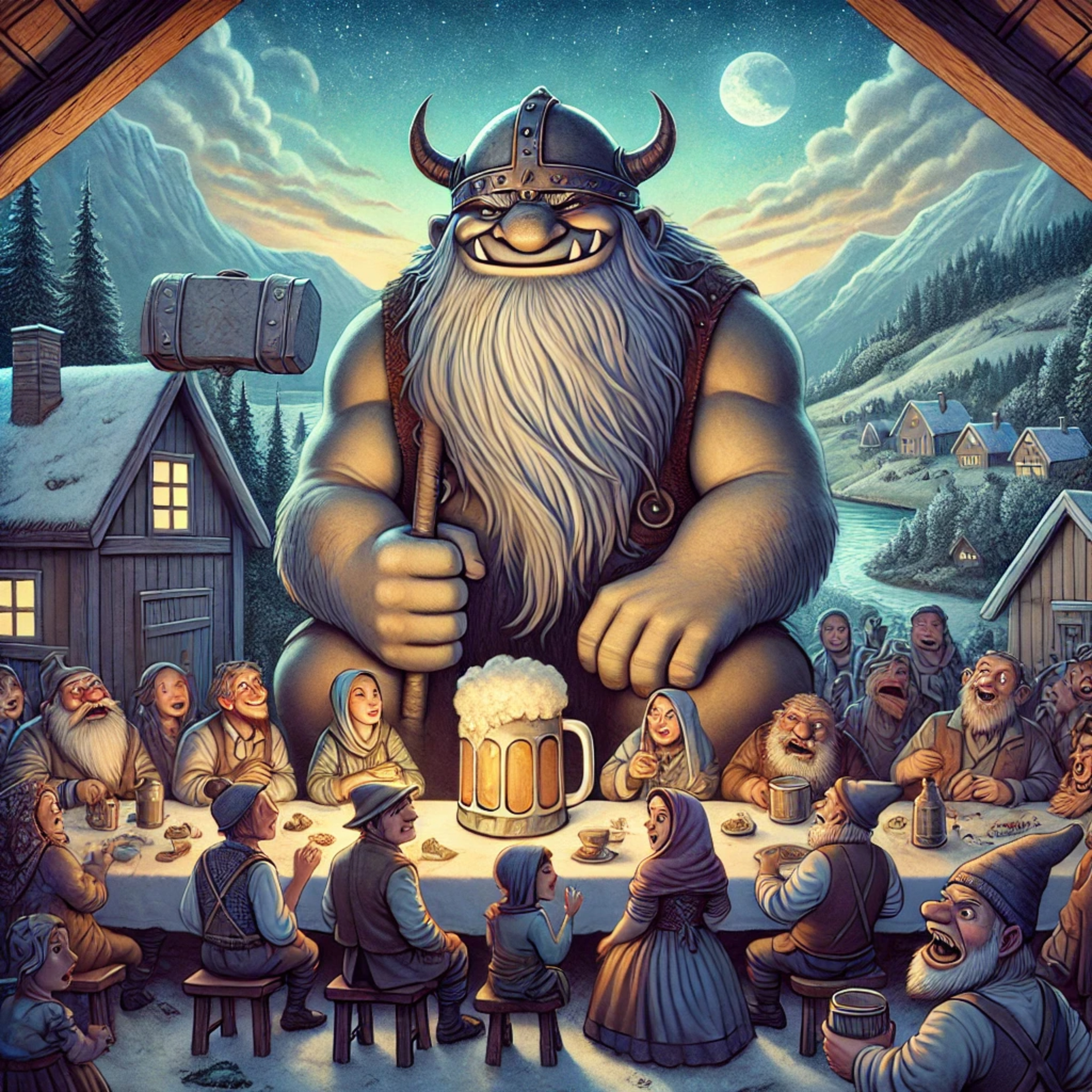 Тролль на празднике - Швеция