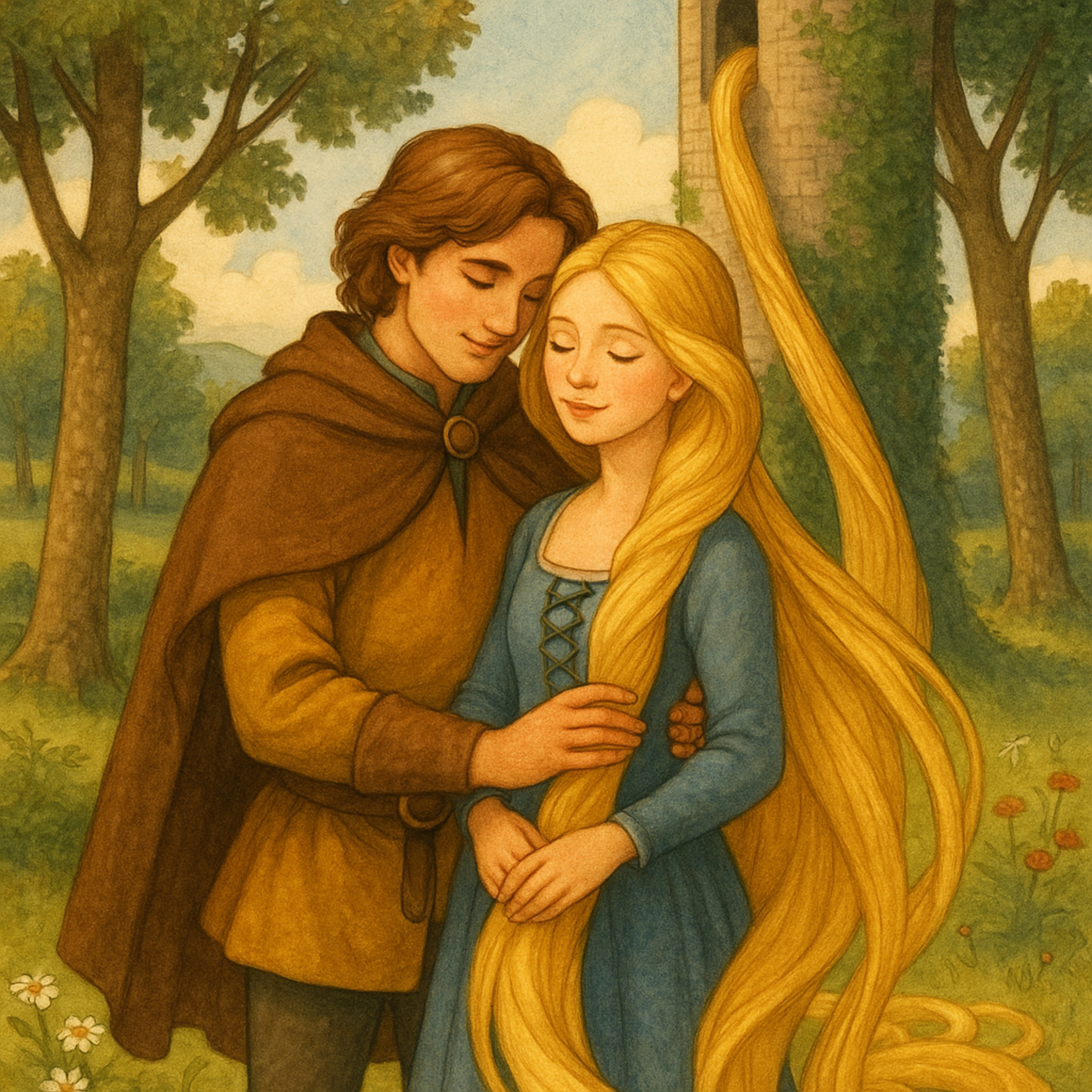 Рапунцель - Брать Гримм - Германия