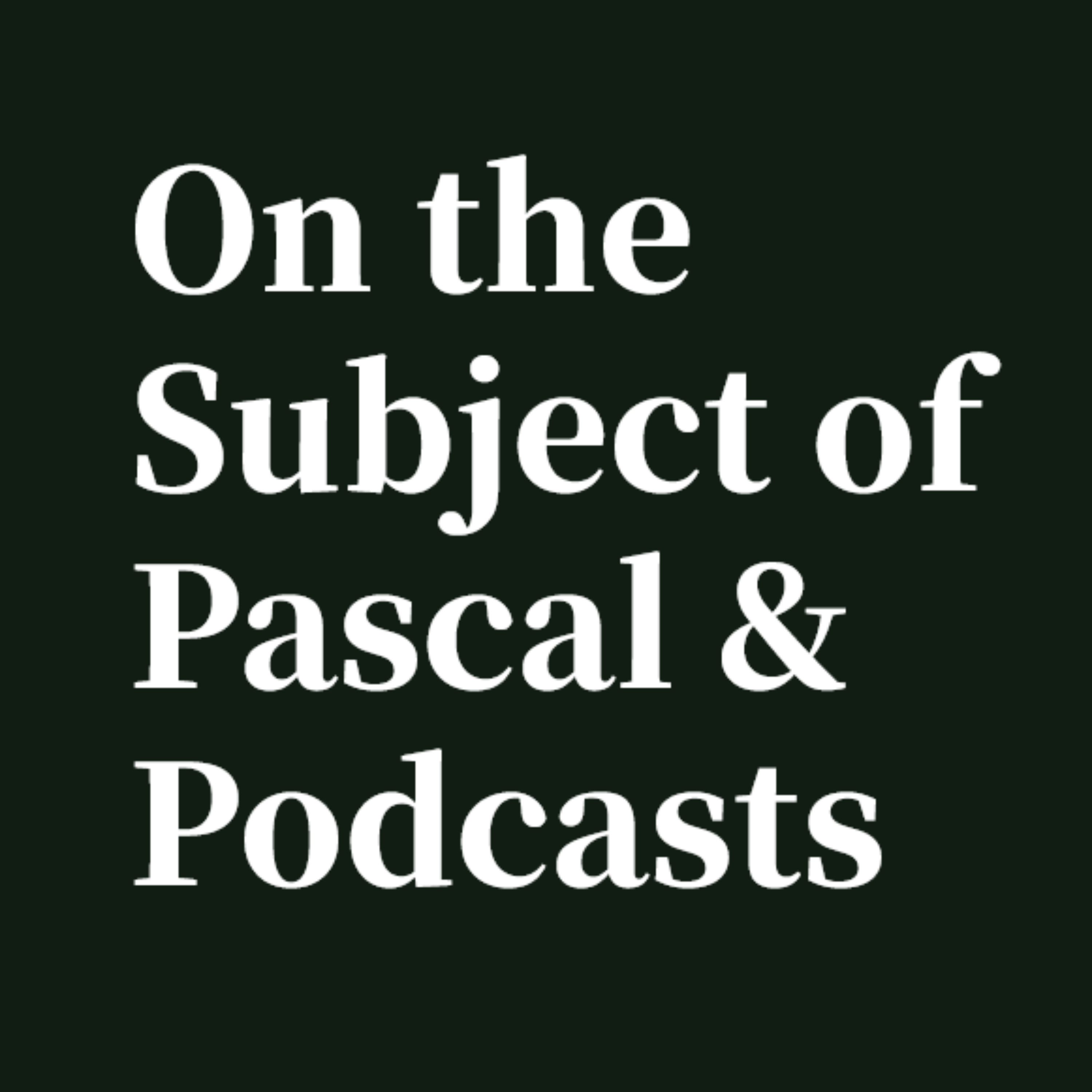 Pascal & Hosting Podcasts episode artwork