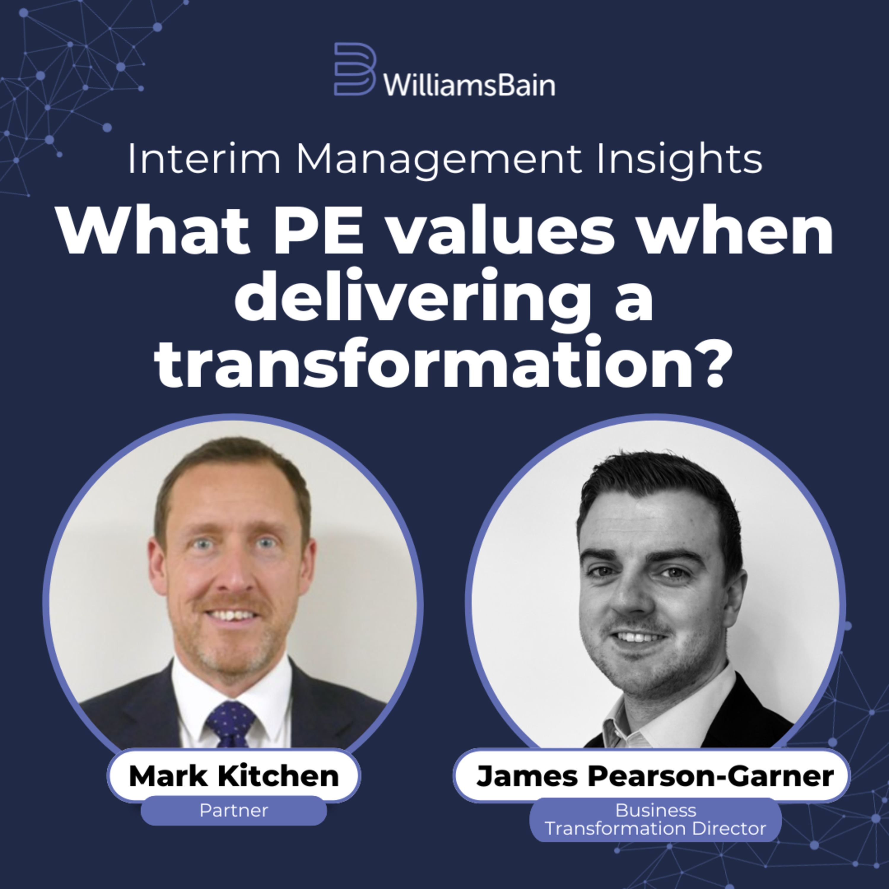 What PE values when delivering a transformation? - James Pearson-Garner episode artwork