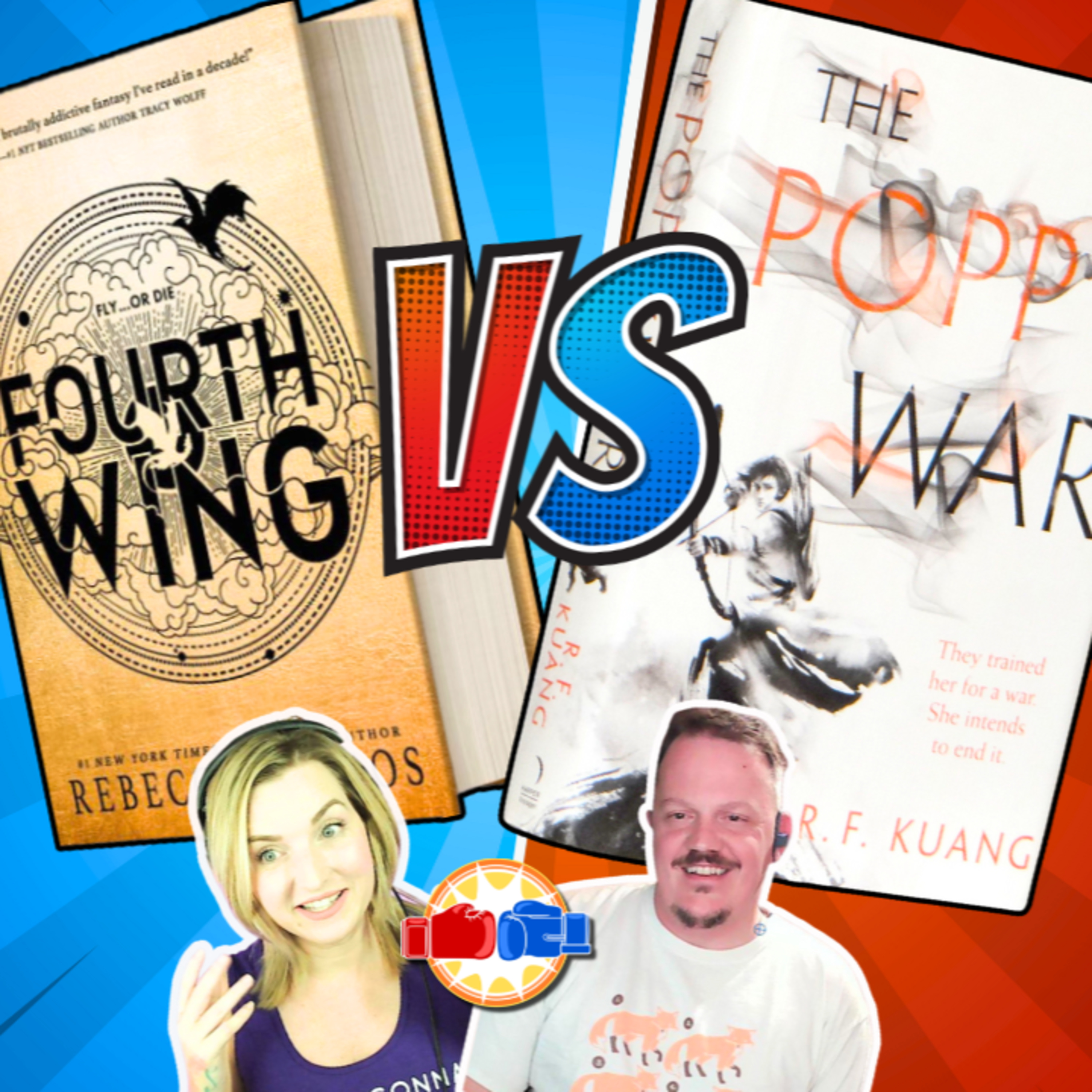 Episode 1: We choose Fourth Wing and The Poppy War episode artwork
