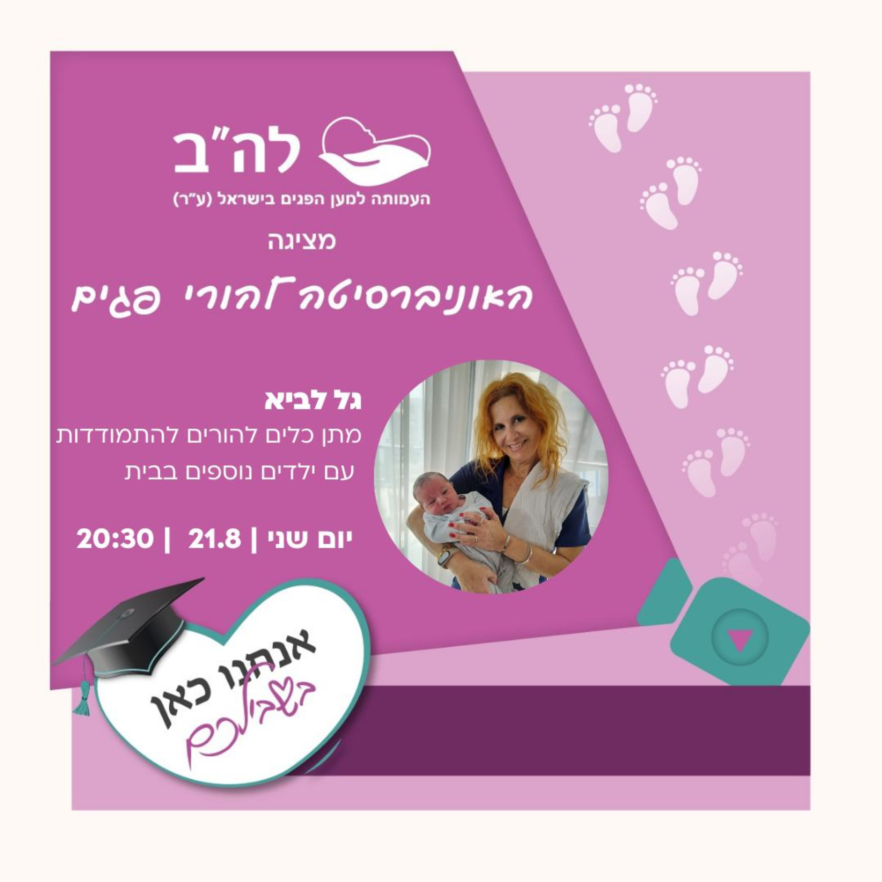 כלים להתמודדות עם ילדים נוספים בבית עם גל לביא, דולה, מדריכת הכנה ללידה, מדריכת הנקה, מדריכת סדנאות עיסוי תינוקות וליווי התפתחותי, יועצת שינה ומדריכת הורים episode artwork