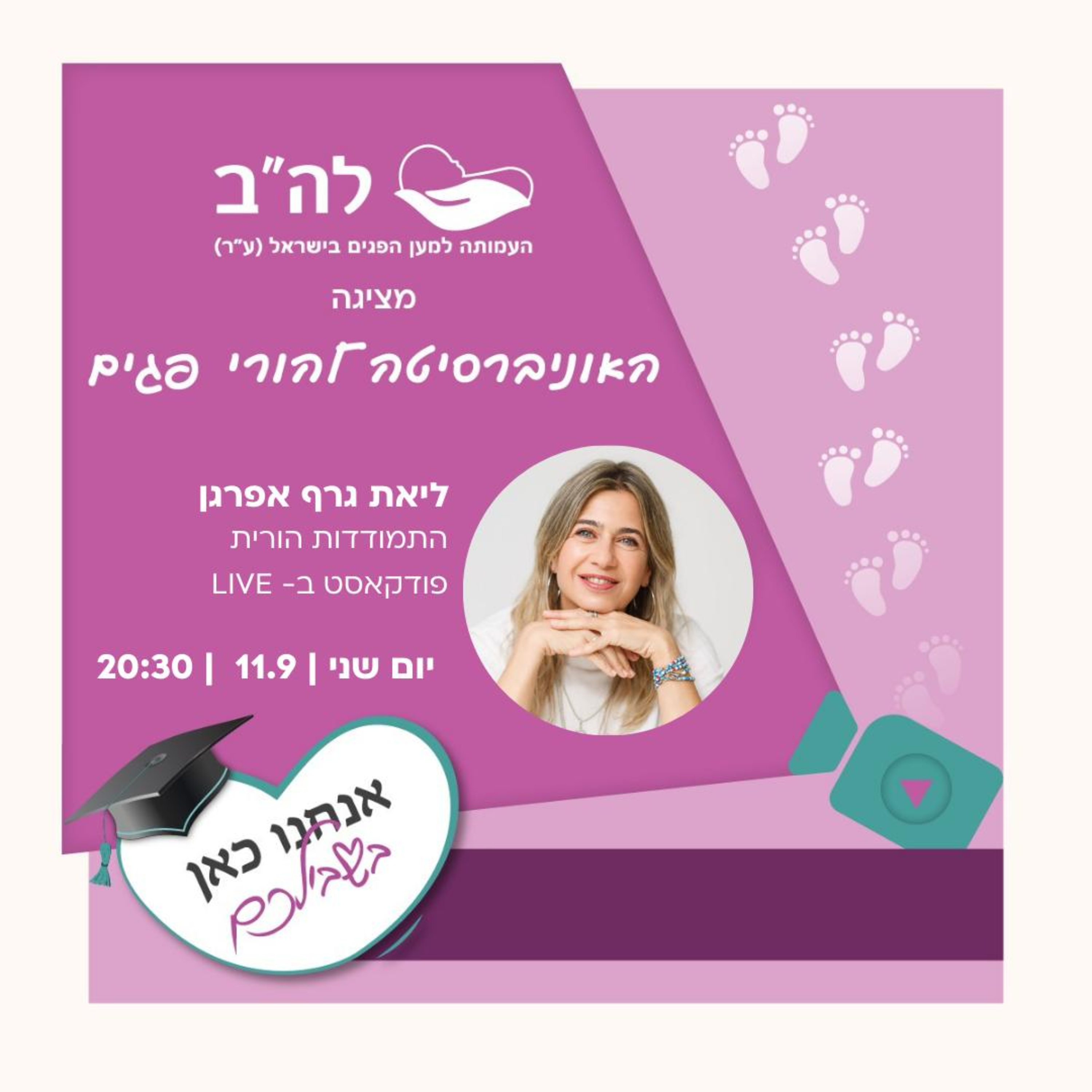 התמודדות הורית עם ליאת גרף איפרגן, פסיכותרפיסטית מוסמכת ומתמחה בטיפול רגשי בהורים לפגים episode artwork