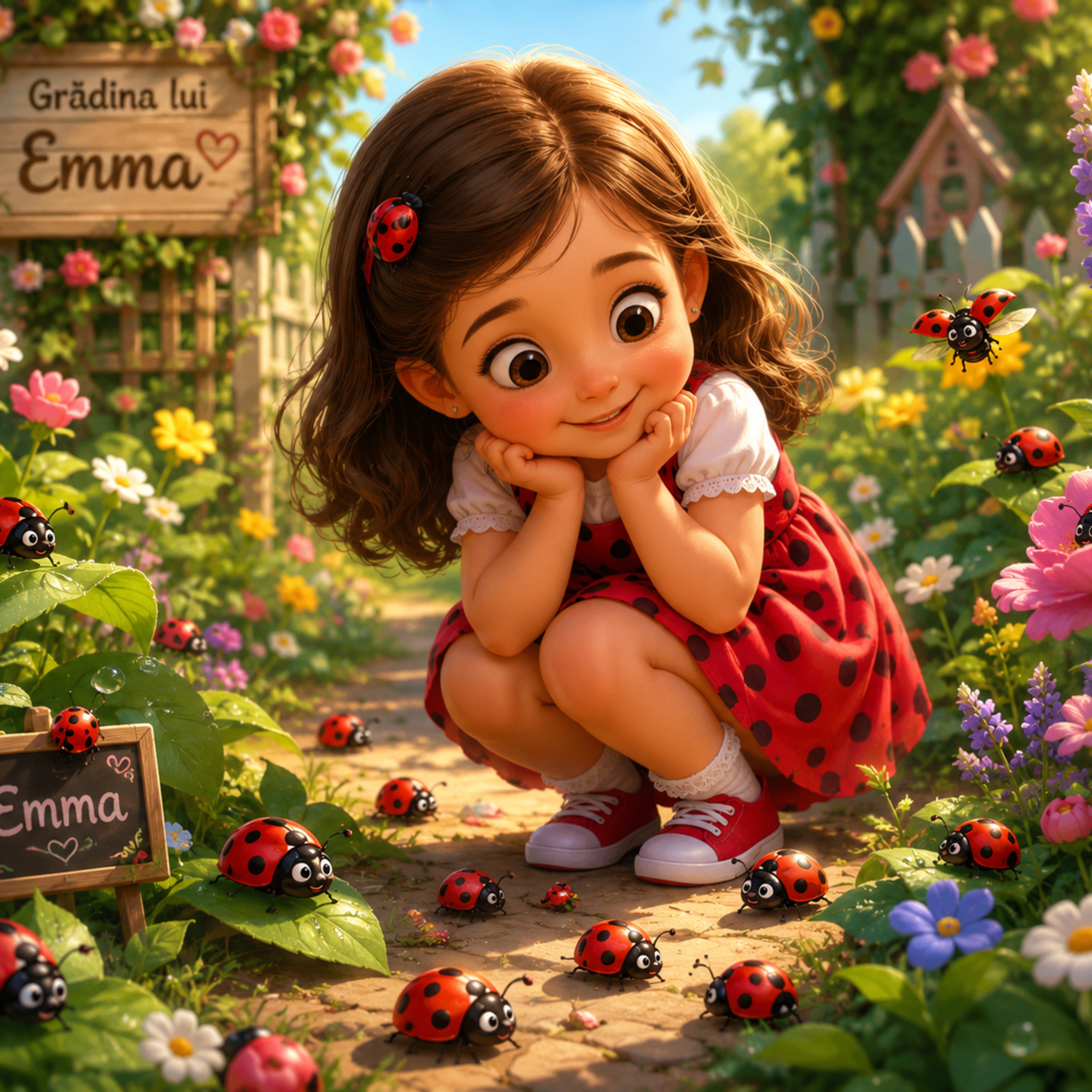 Emma și Buburuza din Grădină