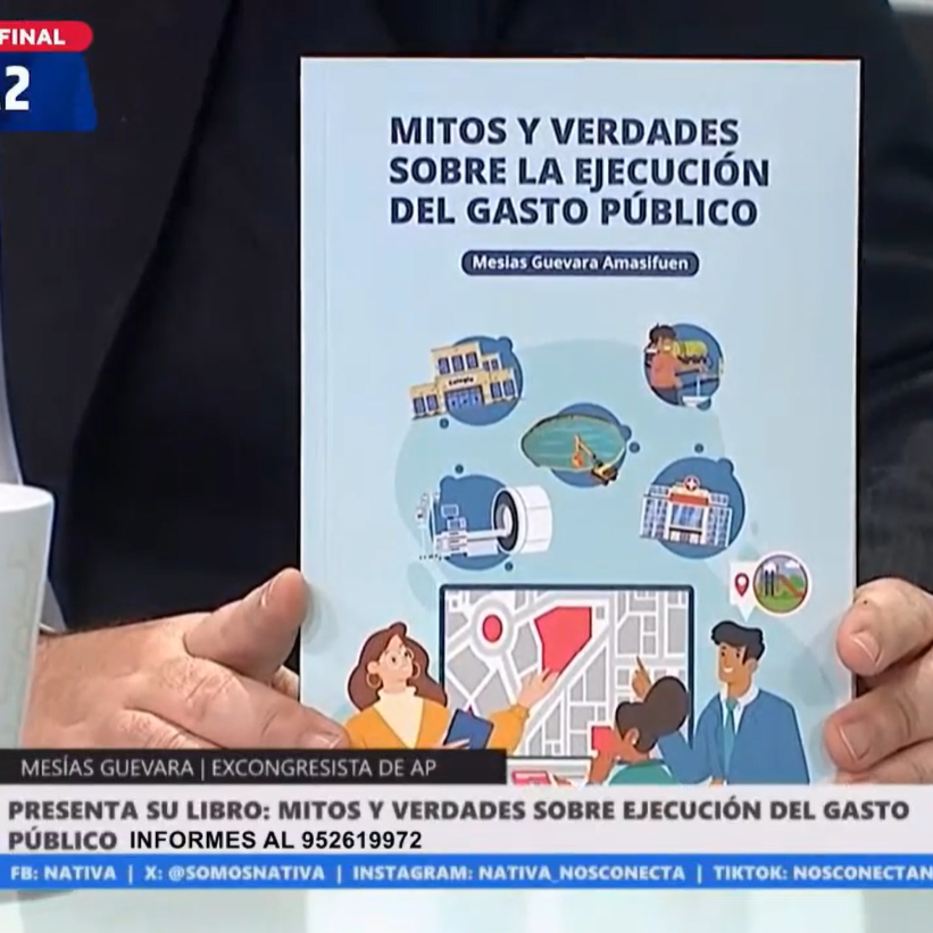 Entrevista de Nativa sobre nuevo libro "Mitos y verdades sobre la ejecución del gasto público" de Mesías Guevara episode artwork