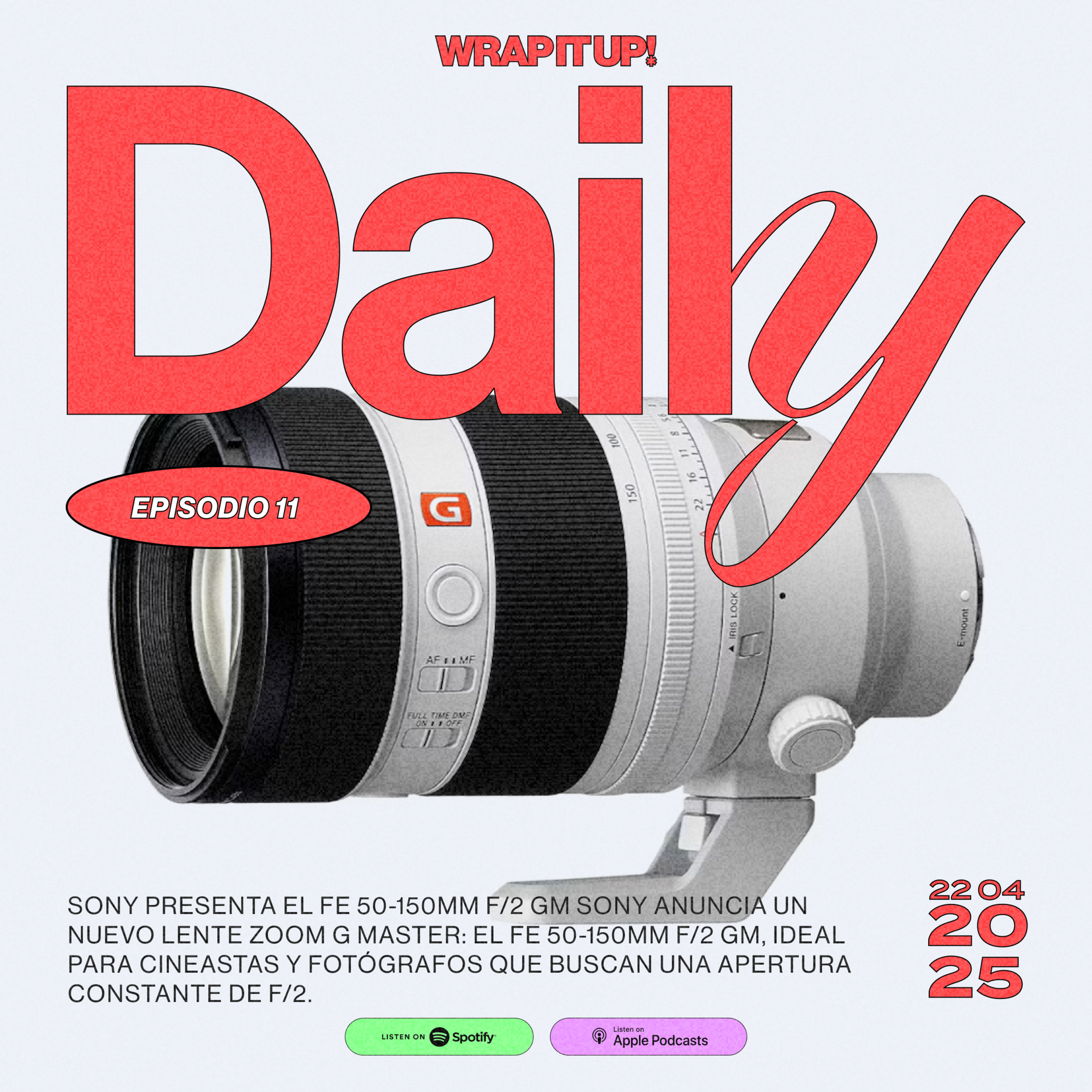 Daily: Canon rompe récord, OPPO lanza flagship con 4 cámaras, Blackmagic actualiza su app, Sony presenta nuevo lente G Master y baja el precio de la EOS R6 Mark II episode artwork